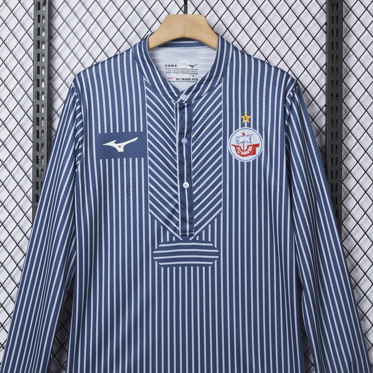 Hansa Rostock 25-26 60-Year Anniversary Fisherman Jersey - Fans Version - UnitedFutballJersey