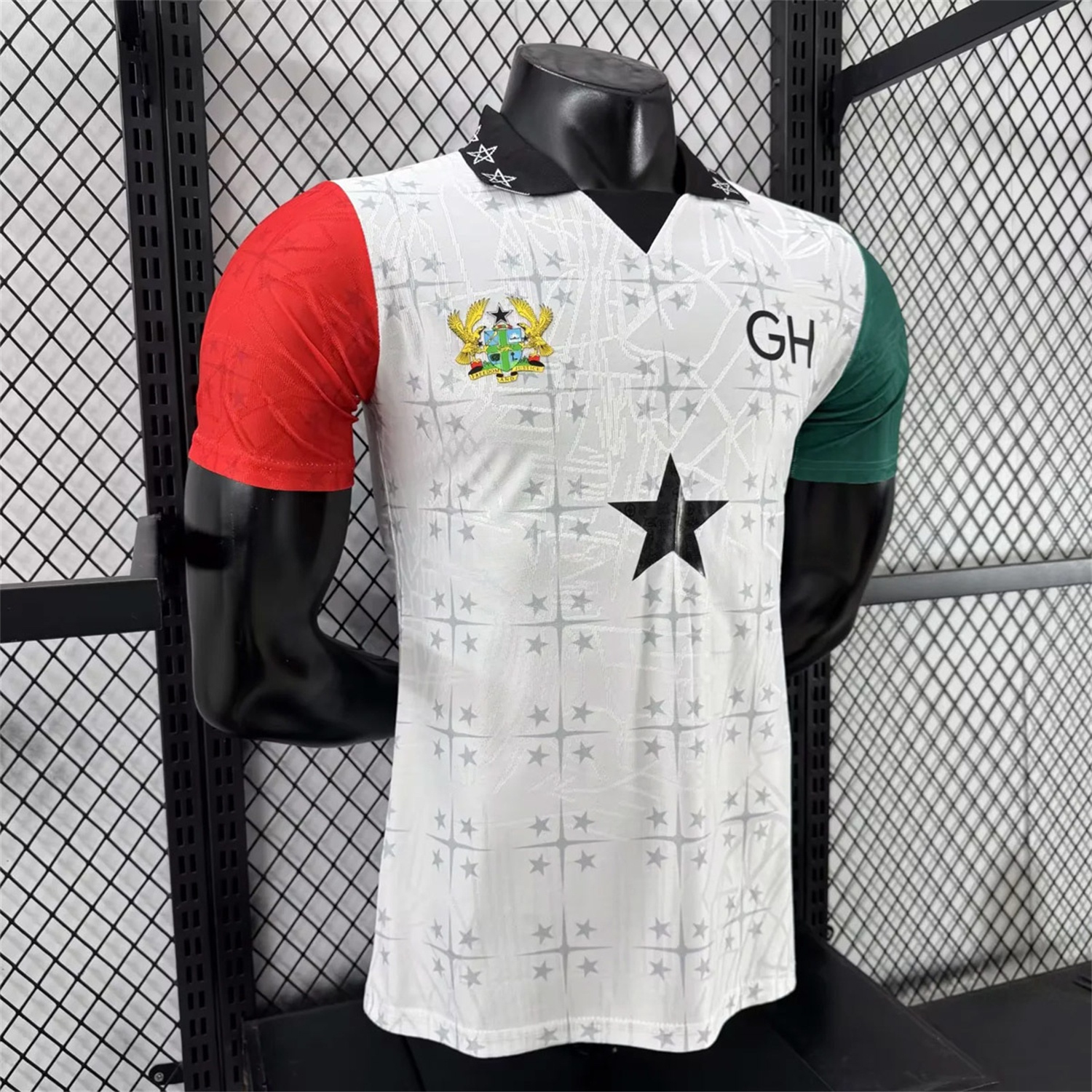 Ghana 2026 Coat Of Arms White Special Jersey - Player Version - UnitedFutballJersey