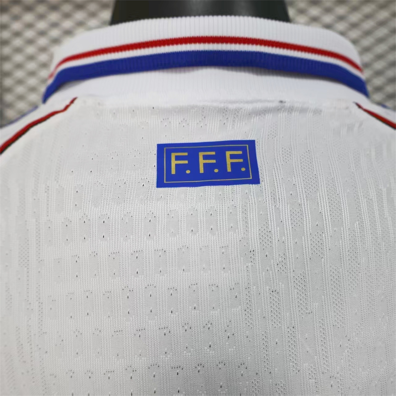 Retro France 1998 Away White Jersey - Player Version - UnitedFutballJersey