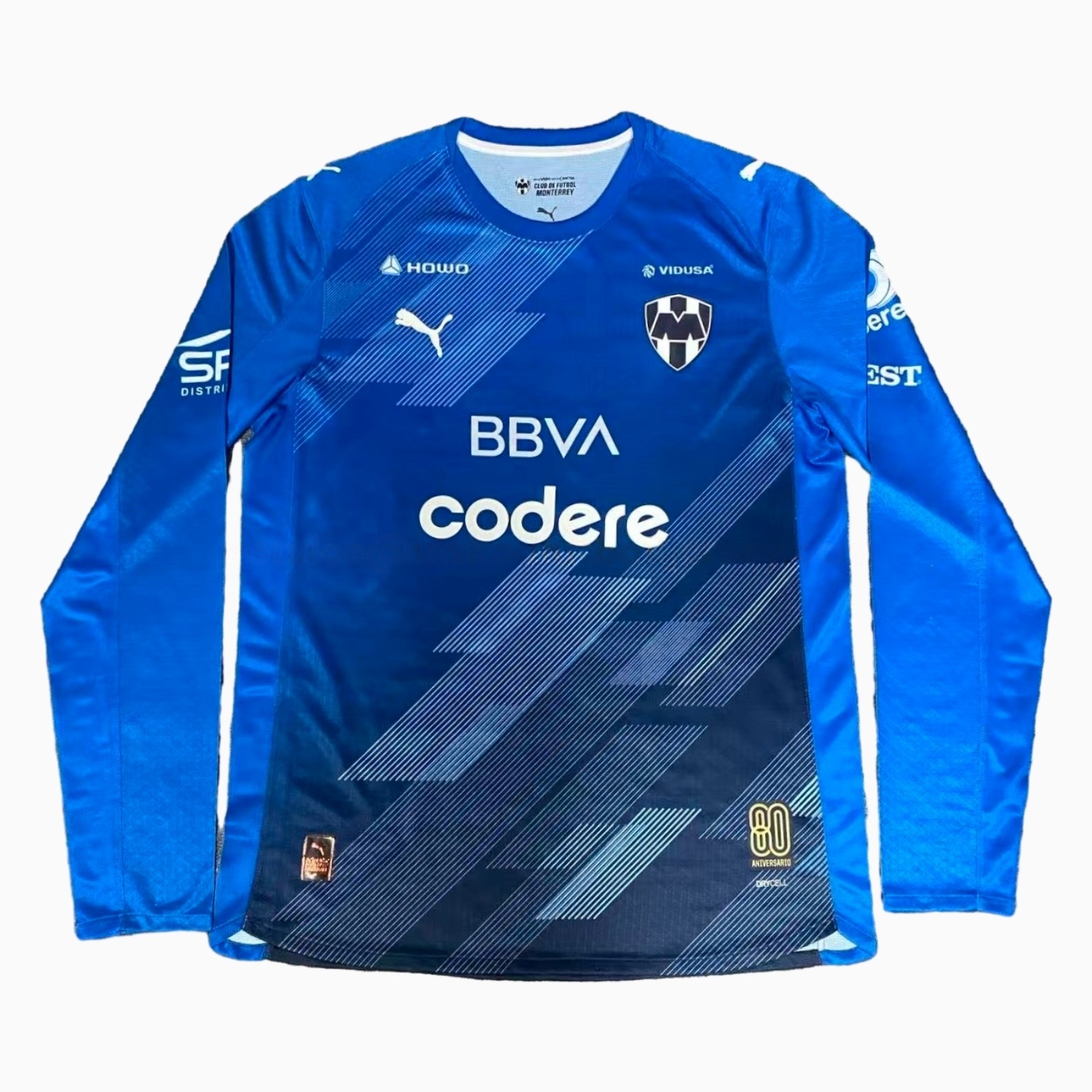 Rayados Monterrey 25-26 Third Blue Long Sleeves Jersey - Player Version - UnitedFutballJersey