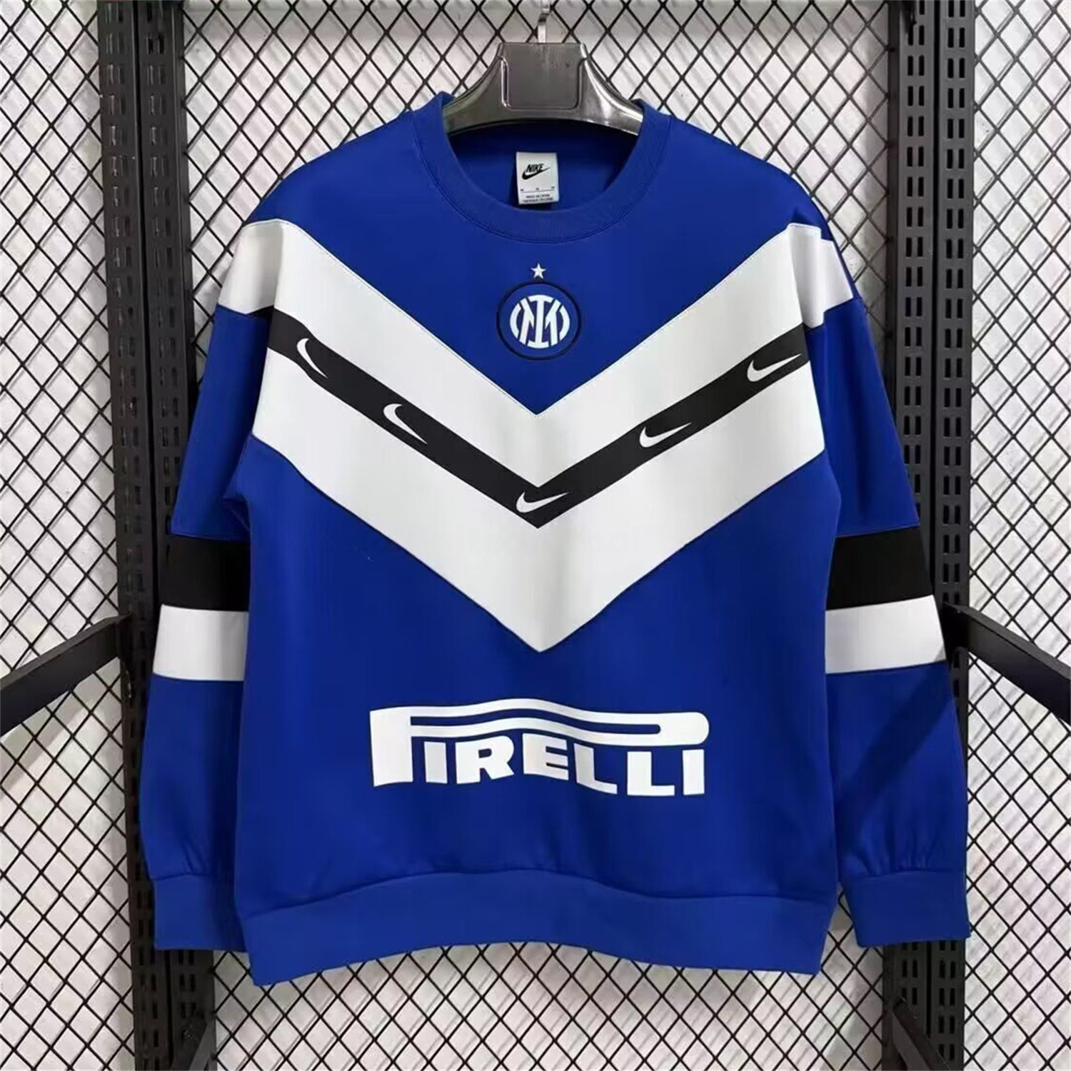 Inter Milan Blue And White Unisex Pullover Hoodieullover Hoodie - UnitedFutballJersey