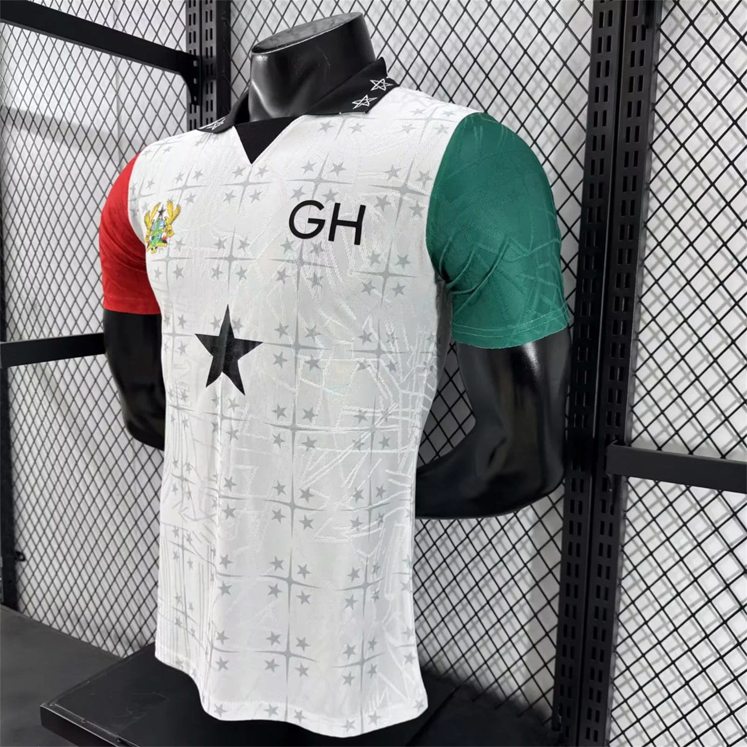 Ghana 2026 Coat Of Arms White Special Jersey - Player Version - UnitedFutballJersey