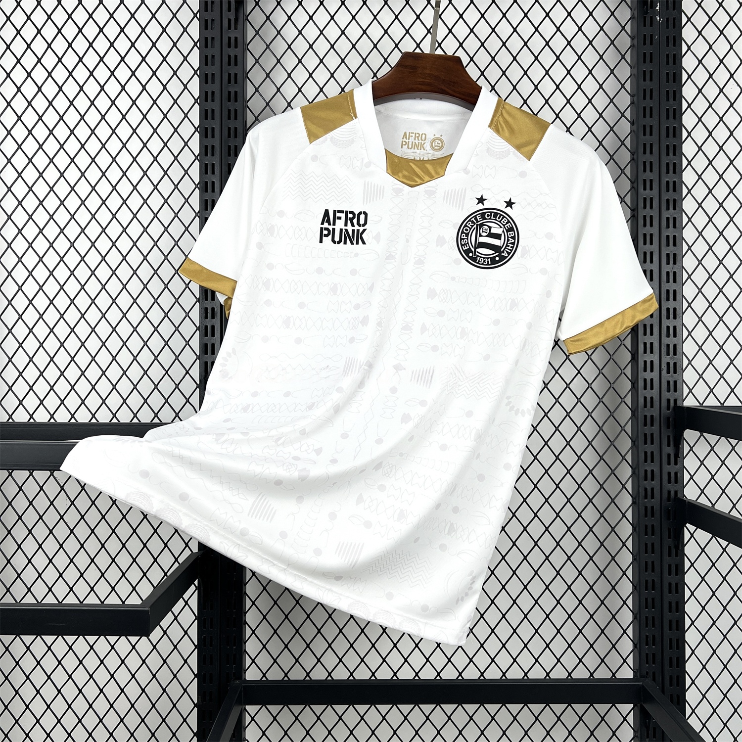 Bahia 25-26 November AFROPUNK White Jersey - Fans Version - UnitedFutballJersey