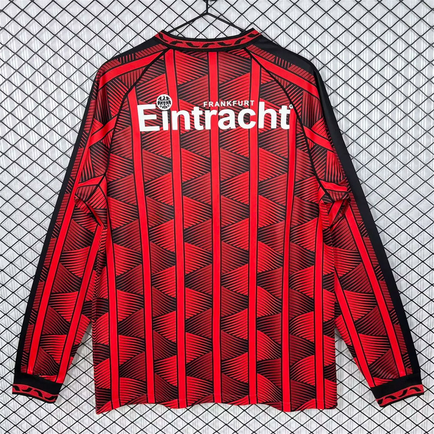 Retro Frankfurt 1995-96 Home Long Sleeves Jersey - UnitedFutballJersey