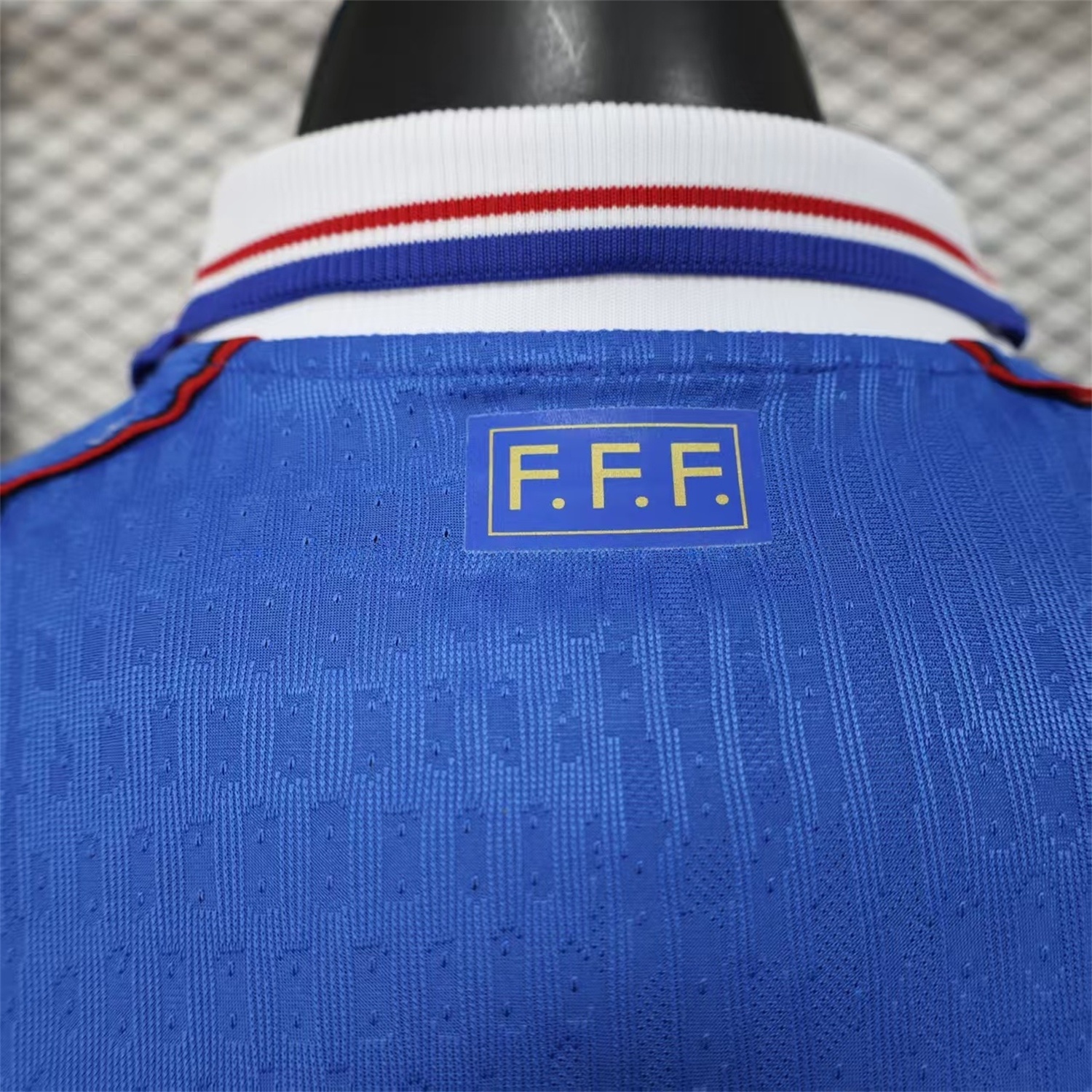 Retro France 1998 Home Blue Jersey - Player Version - UnitedFutballJersey