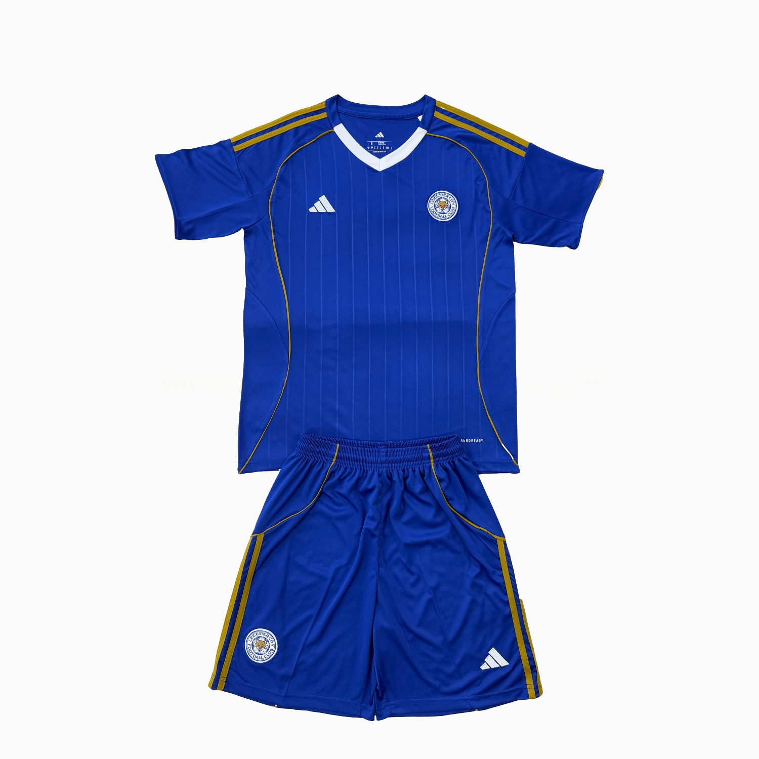 Leicester City 25-26 Home Men's Adult Jersey Set - Fans Version - UnitedFutballJersey