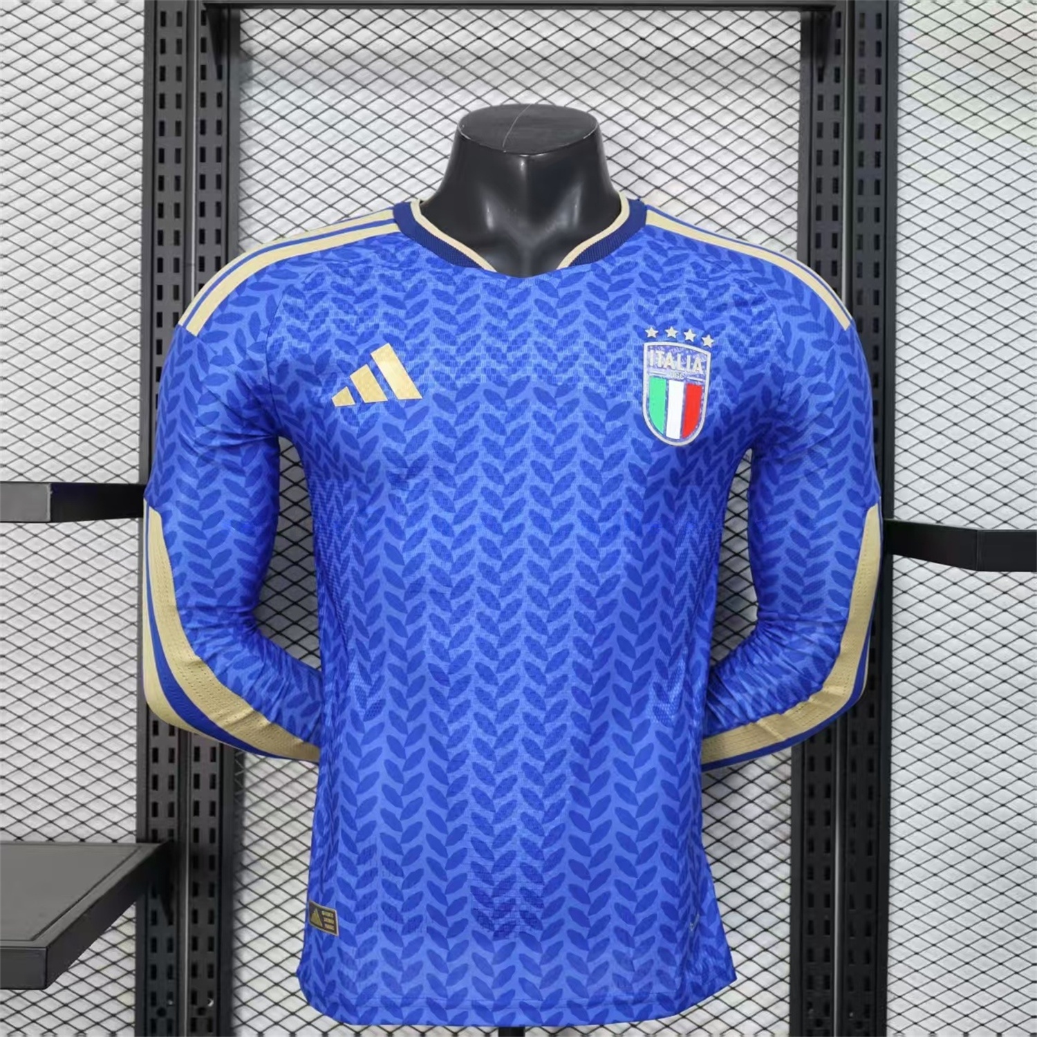 Italy 2026 Home Long Sleeves Jersey - Player Version - UnitedFutballJersey
