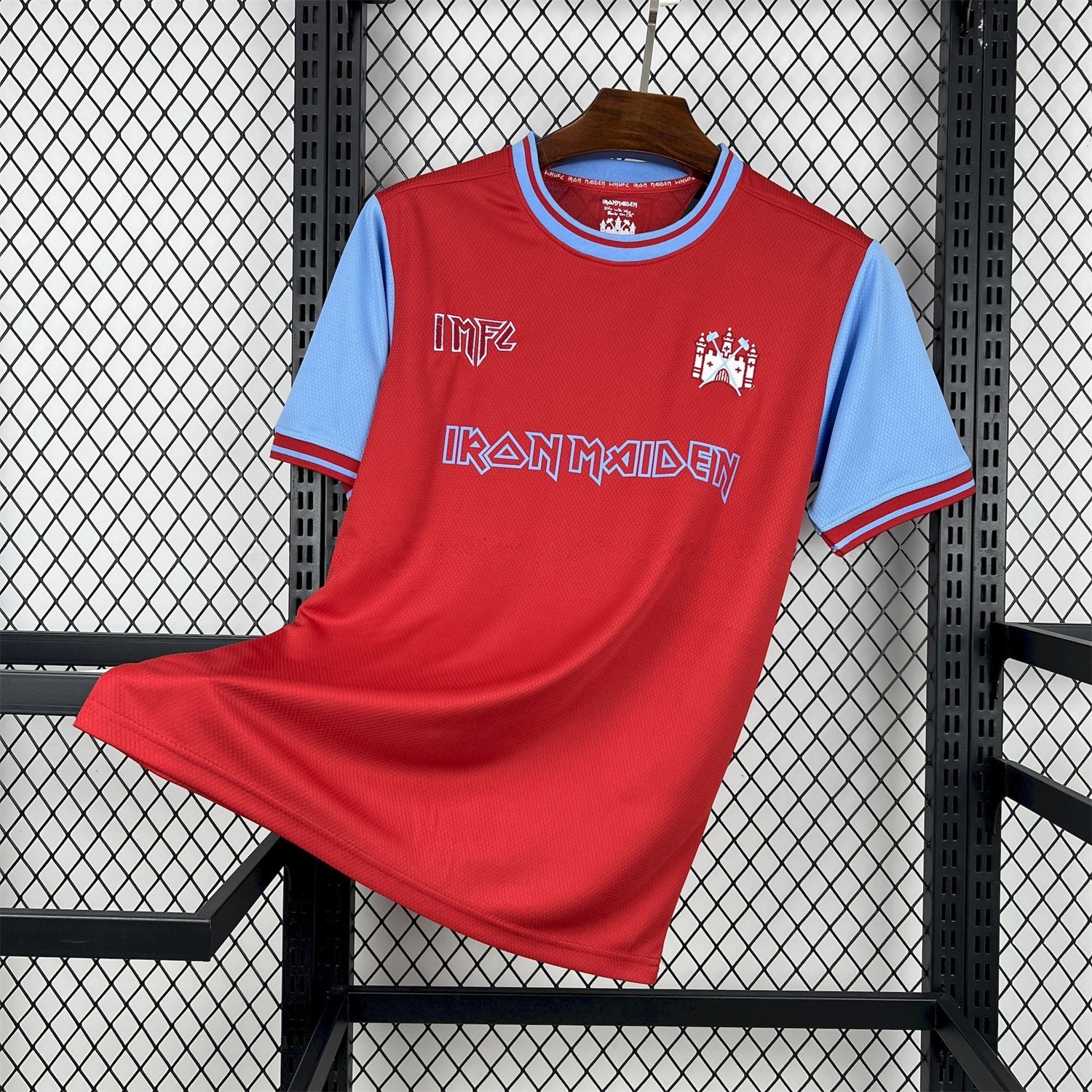 West Ham United 25-26 x Iron Maiden 50th Anniversary Jersey - Fans Version - UnitedFutballJersey
