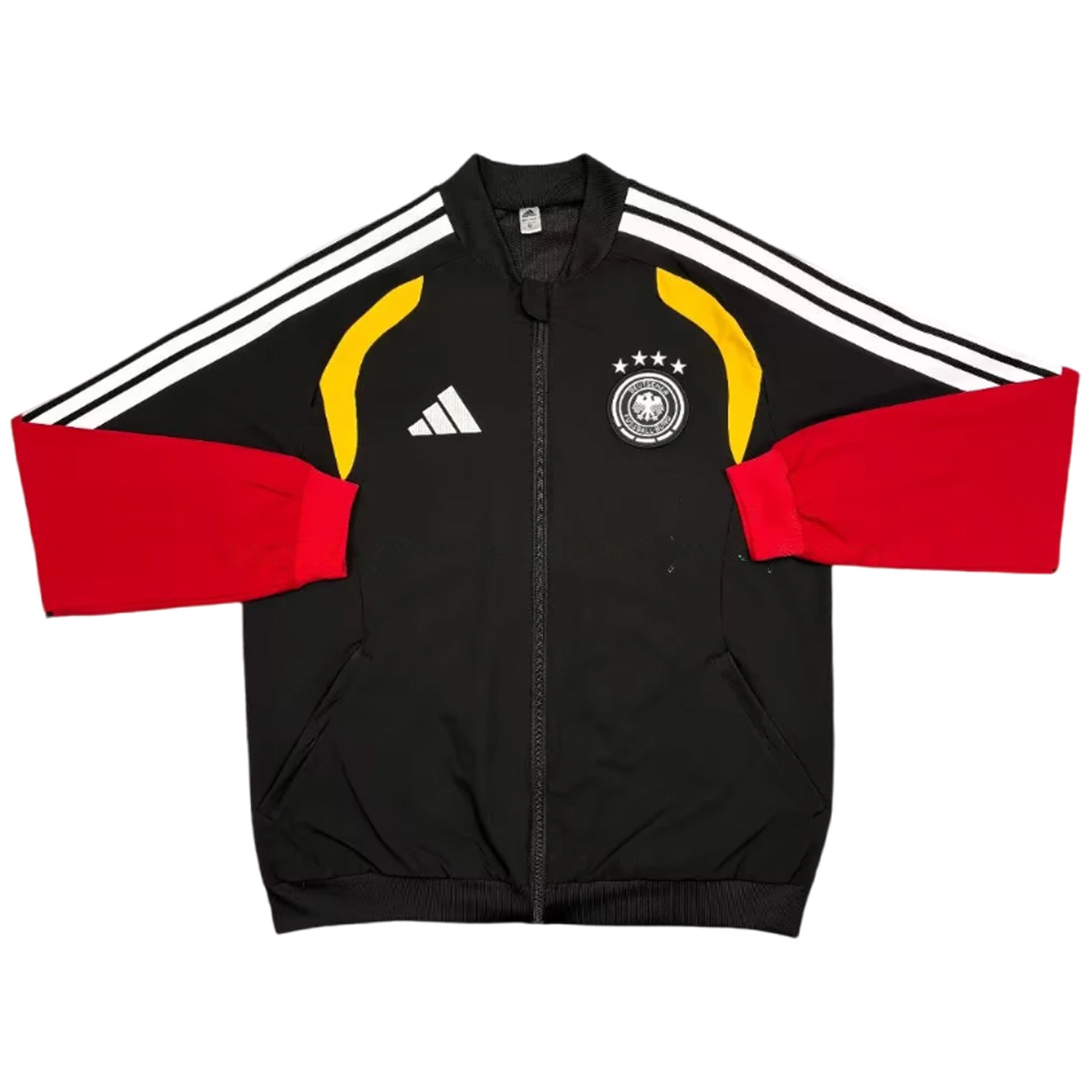 Germany 2026 Windbreaker Jacket - Black And Red - UnitedFutballJersey