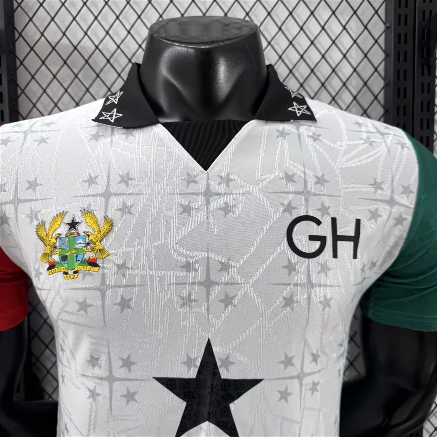 Ghana 2026 Coat Of Arms White Special Jersey - Player Version - UnitedFutballJersey