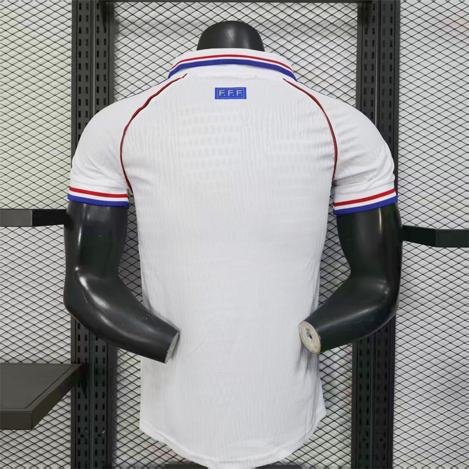 Retro France 1998 Away White Jersey - Player Version - UnitedFutballJersey