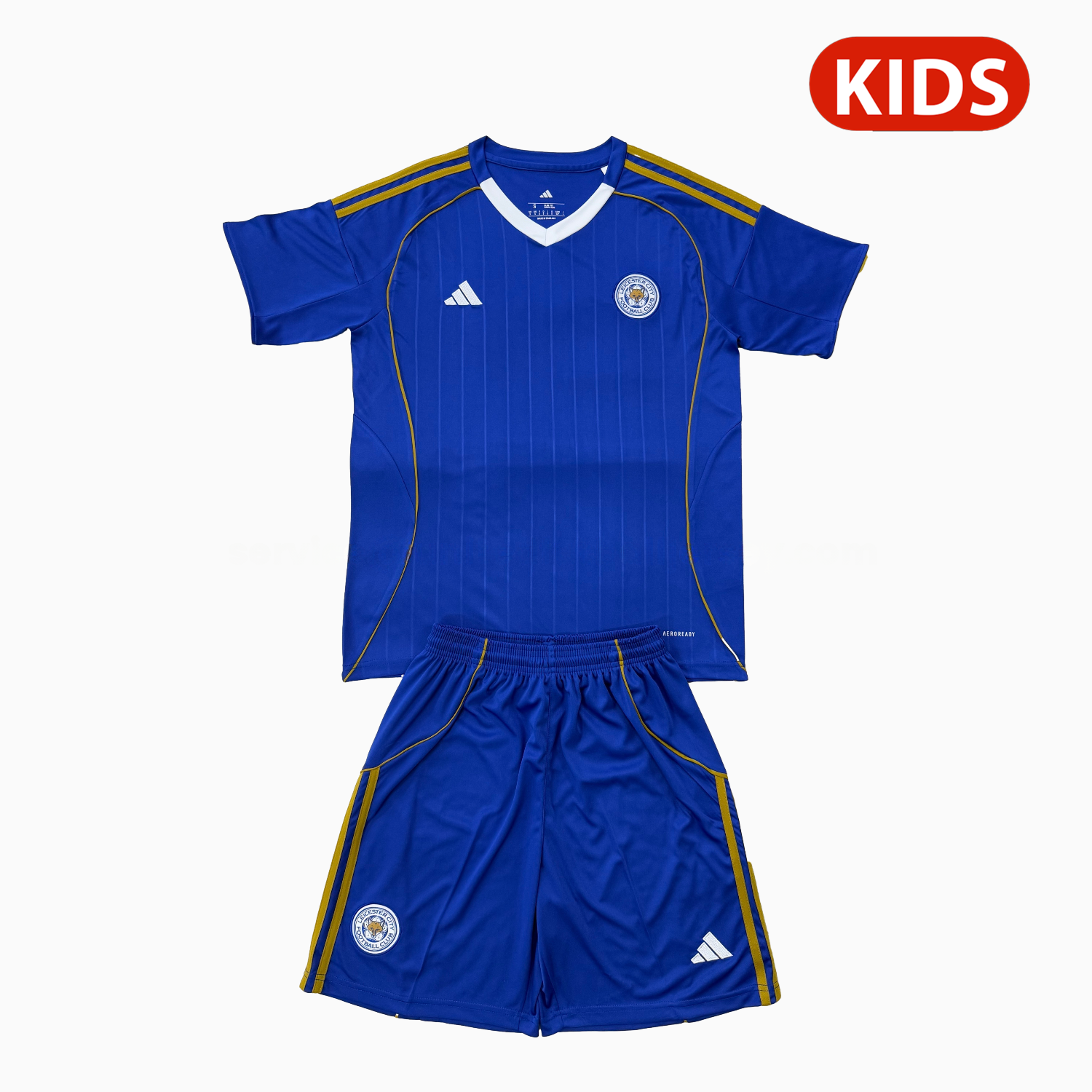 Leicester City 25-26 Home Kids Kit - UnitedFutballJersey