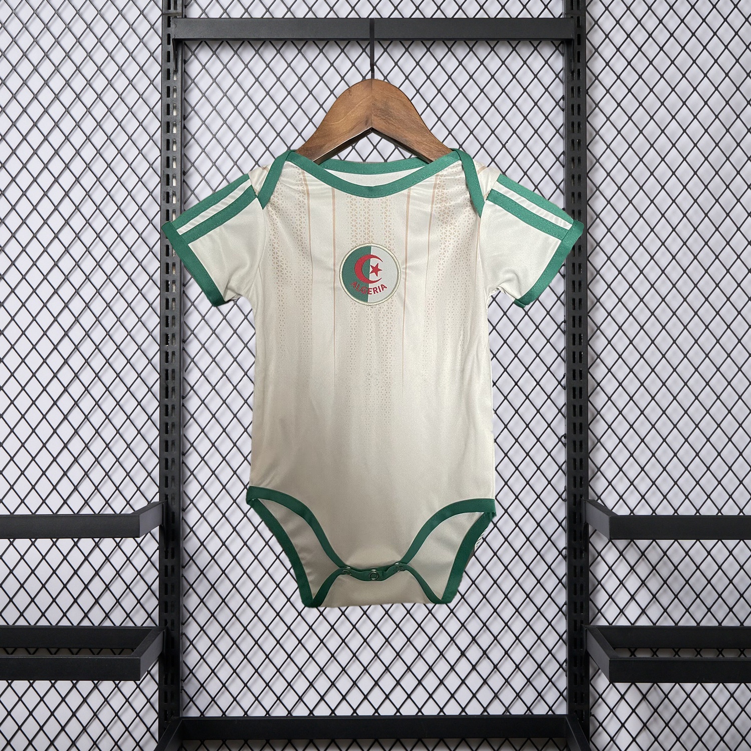 Algeria 2026 Home Baby Crawling Suit - UnitedFutballJersey