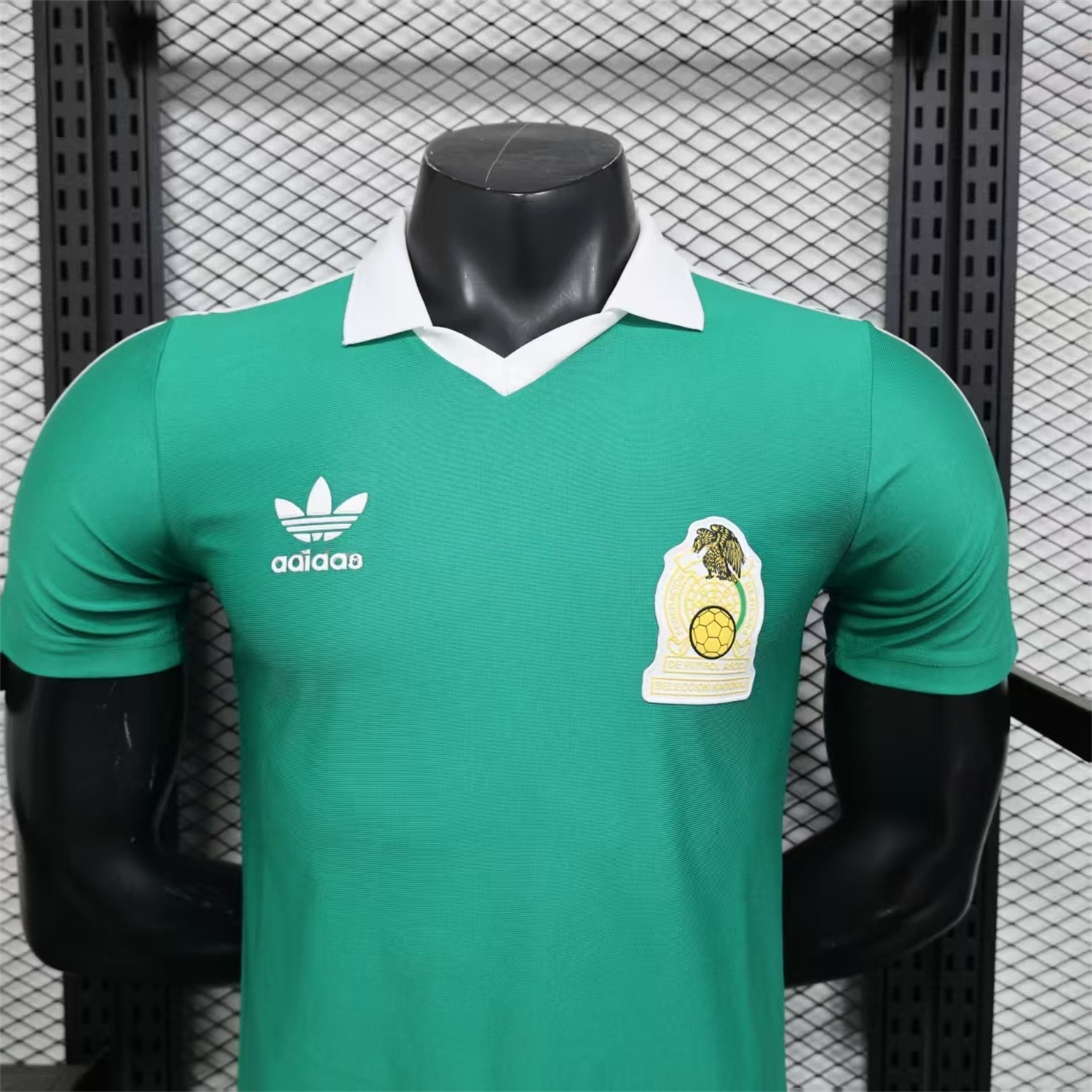 Retro Mexico 1986 Home Jersey - Player Version - UnitedFutballJersey