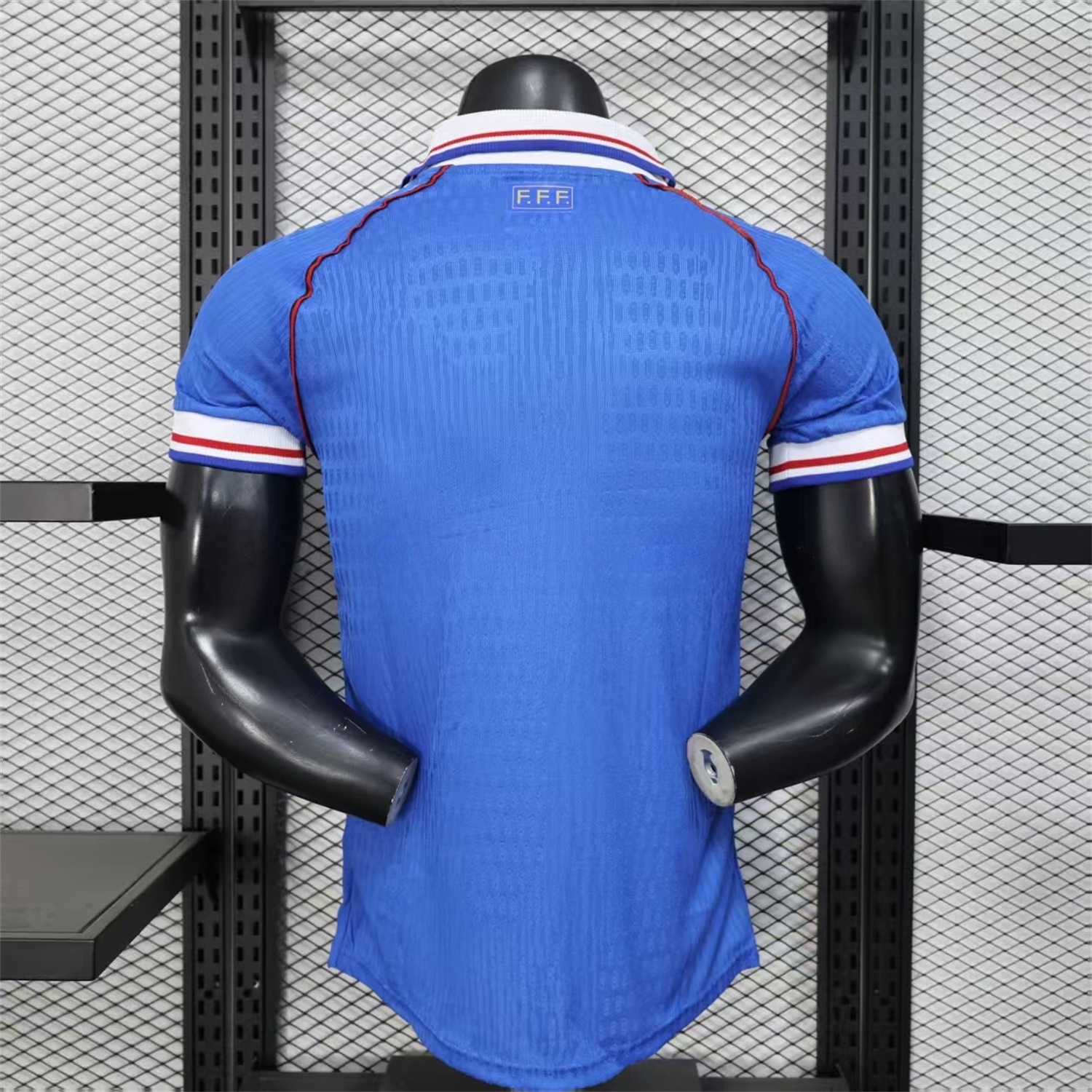 Retro France 1998 Home Blue Jersey - Player Version - UnitedFutballJersey