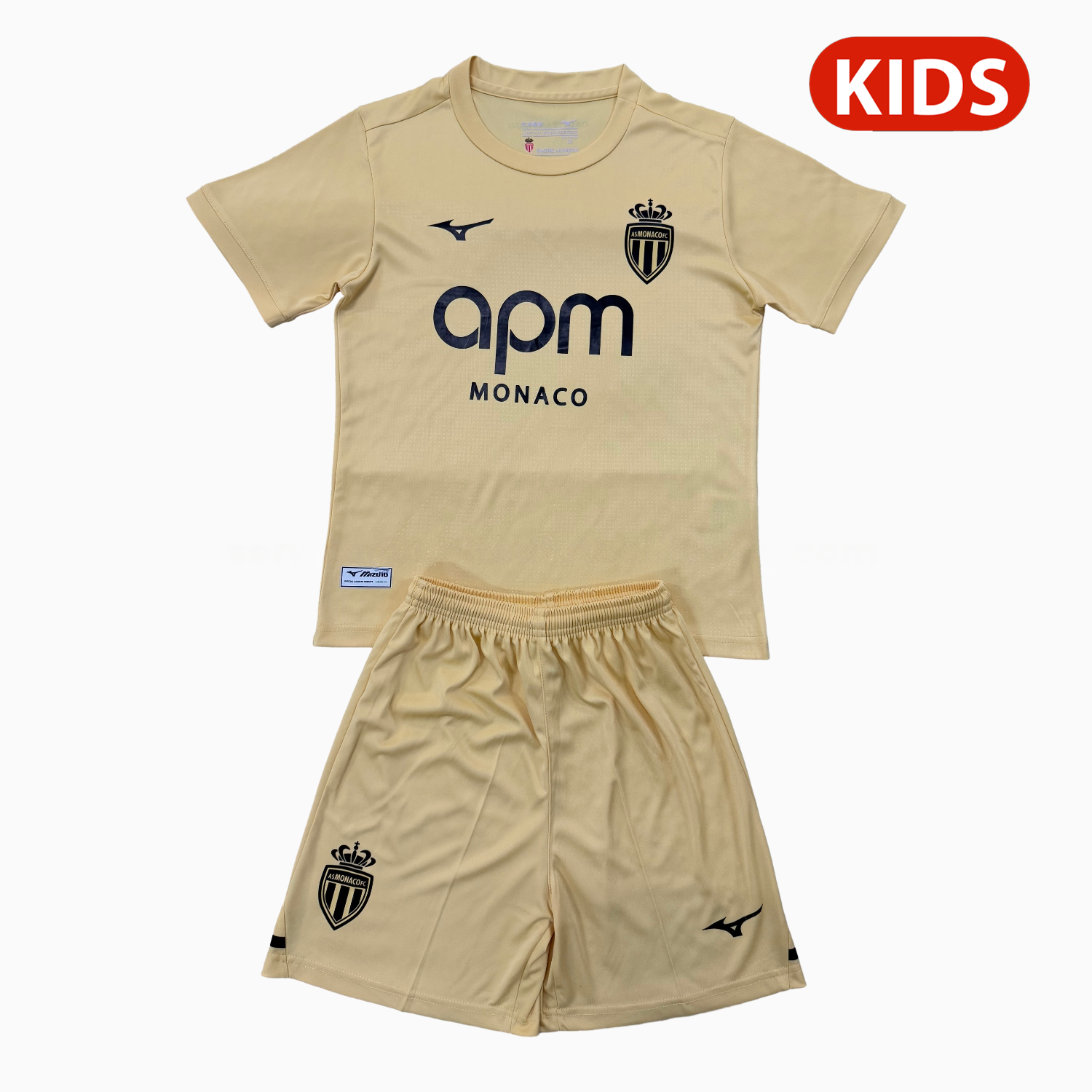 AS Monaco 25-26 Third Kids Kit - UnitedFutballJersey