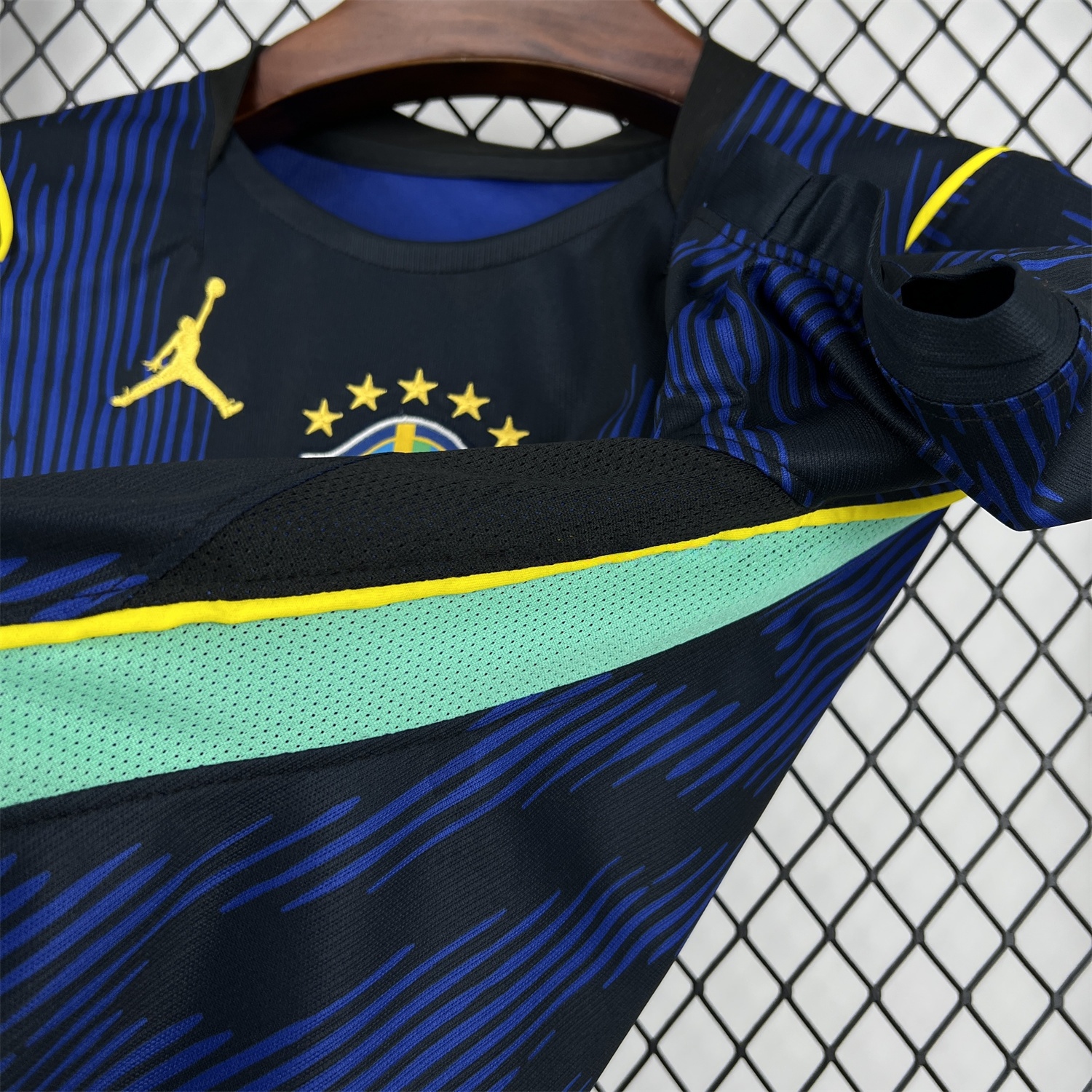 Brazil 2026 Away Blue Jersey - Fans Version - UnitedFutballJersey