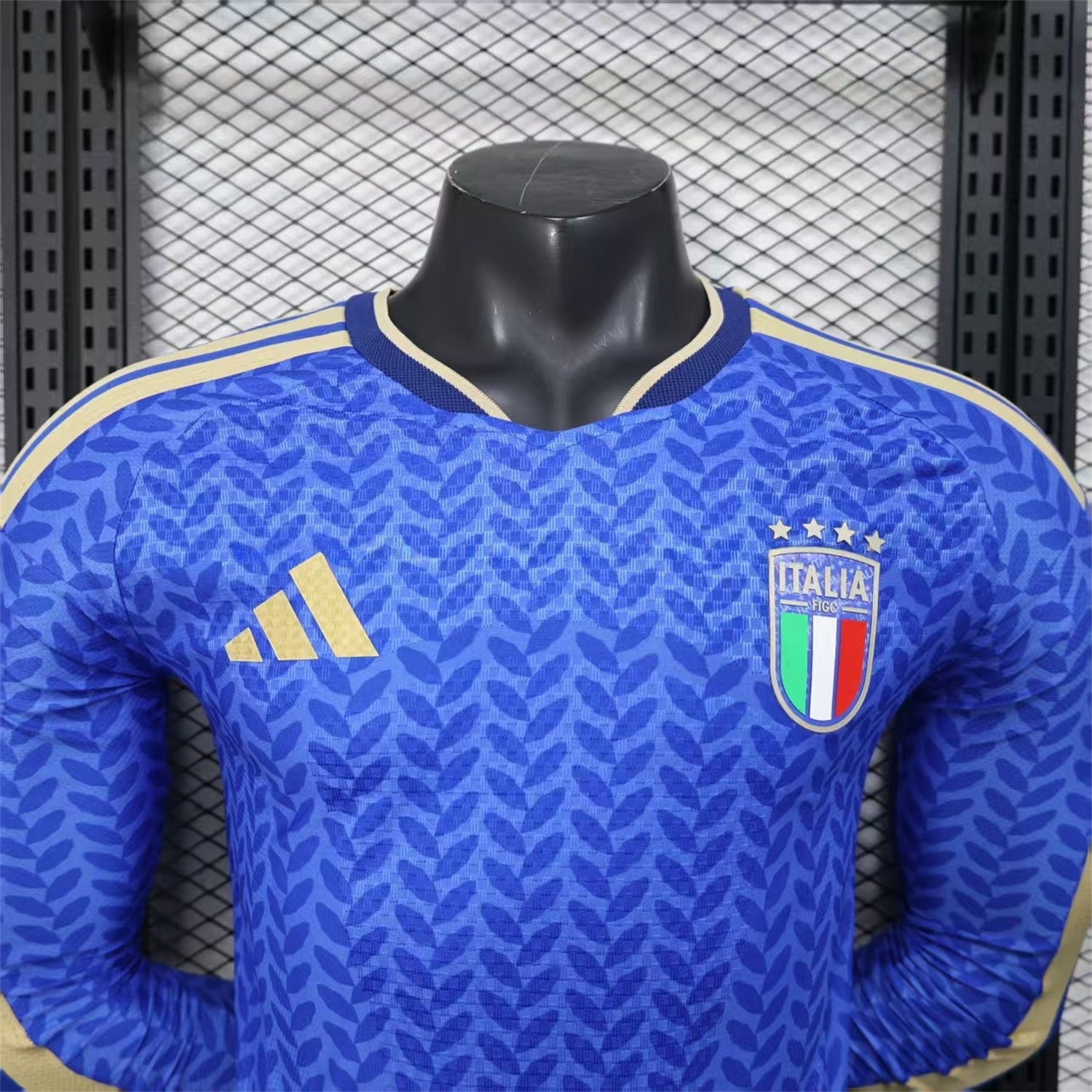 Italy 2026 Home Long Sleeves Jersey - Player Version - UnitedFutballJersey