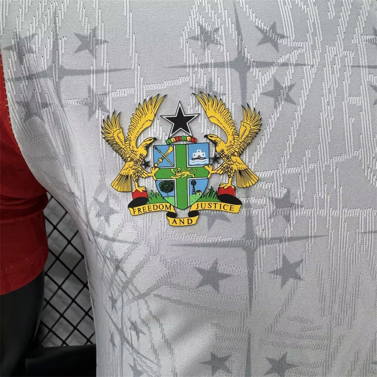 Ghana 2026 Coat Of Arms White Special Jersey - Player Version - UnitedFutballJersey