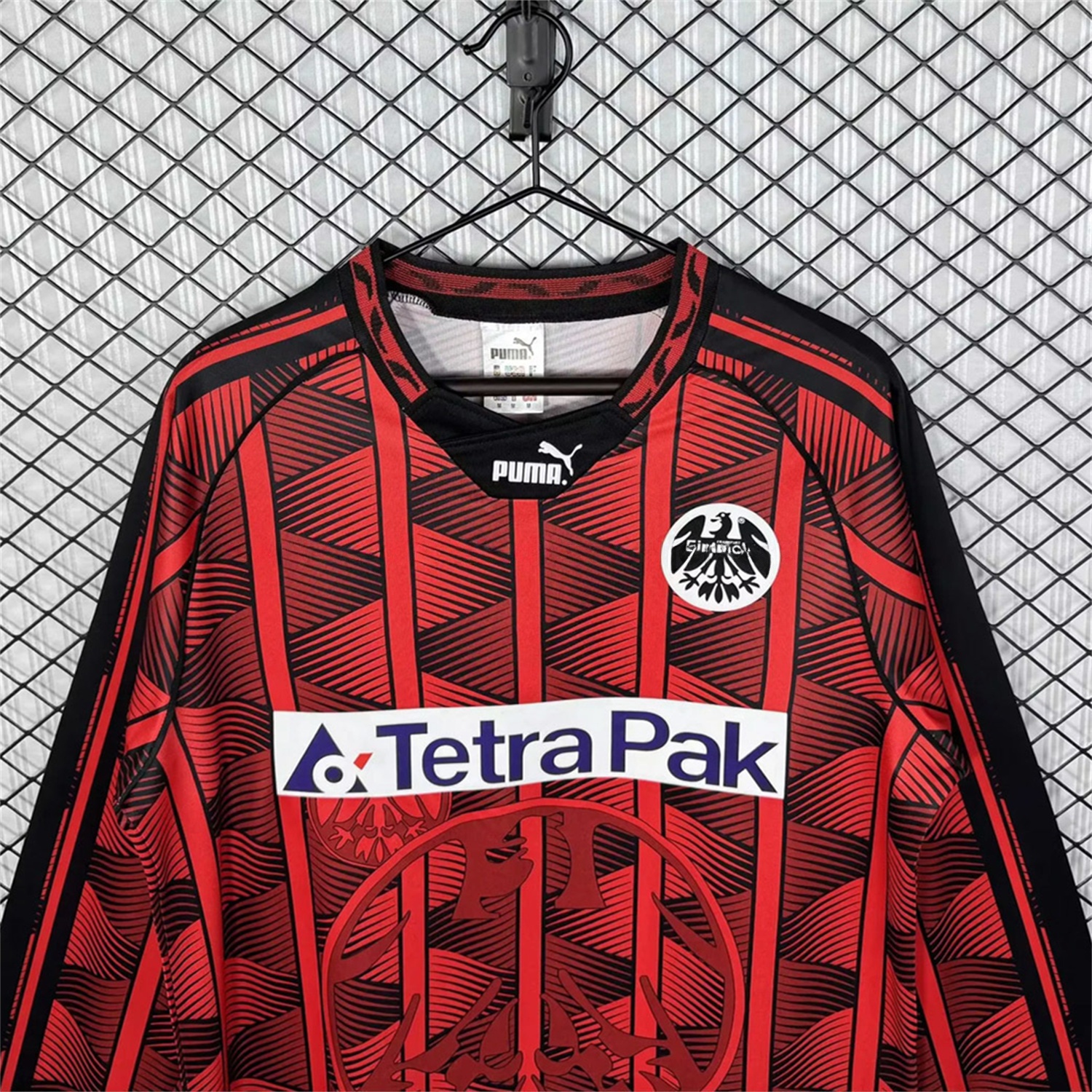 Retro Frankfurt 1995-96 Home Long Sleeves Jersey - UnitedFutballJersey