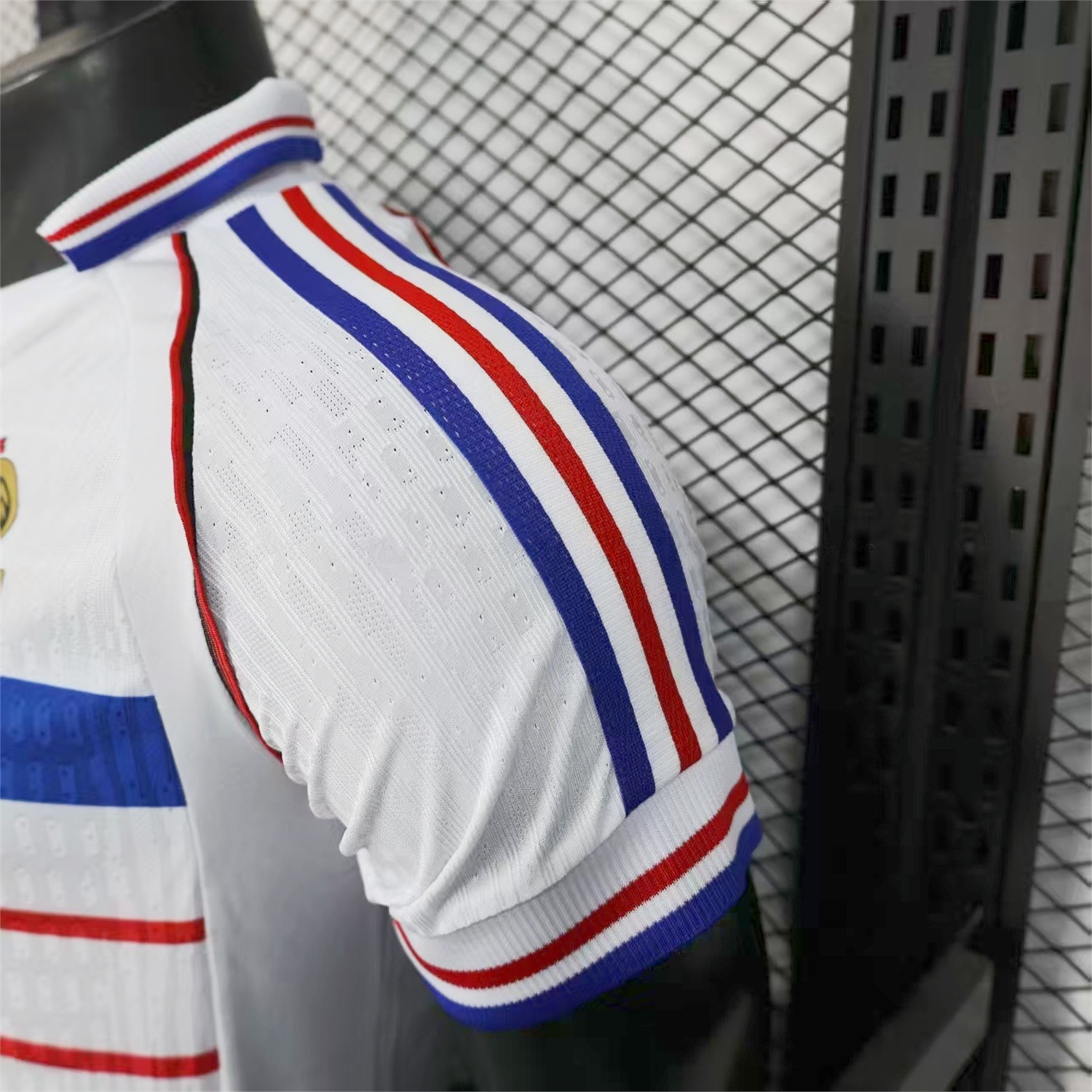 Retro France 1998 Away White Jersey - Player Version - UnitedFutballJersey