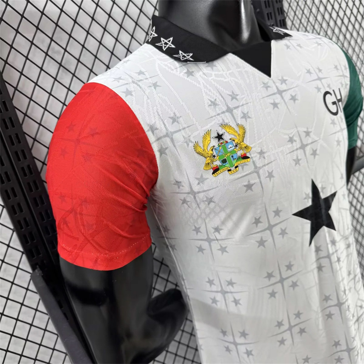 Ghana 2026 Coat Of Arms White Special Jersey - Player Version - UnitedFutballJersey