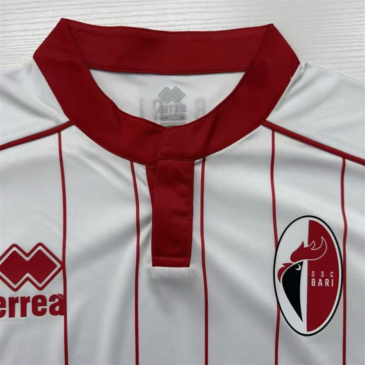 SSC Bari 25-26 Home White Jersey - Fans Version - UnitedFutballJersey