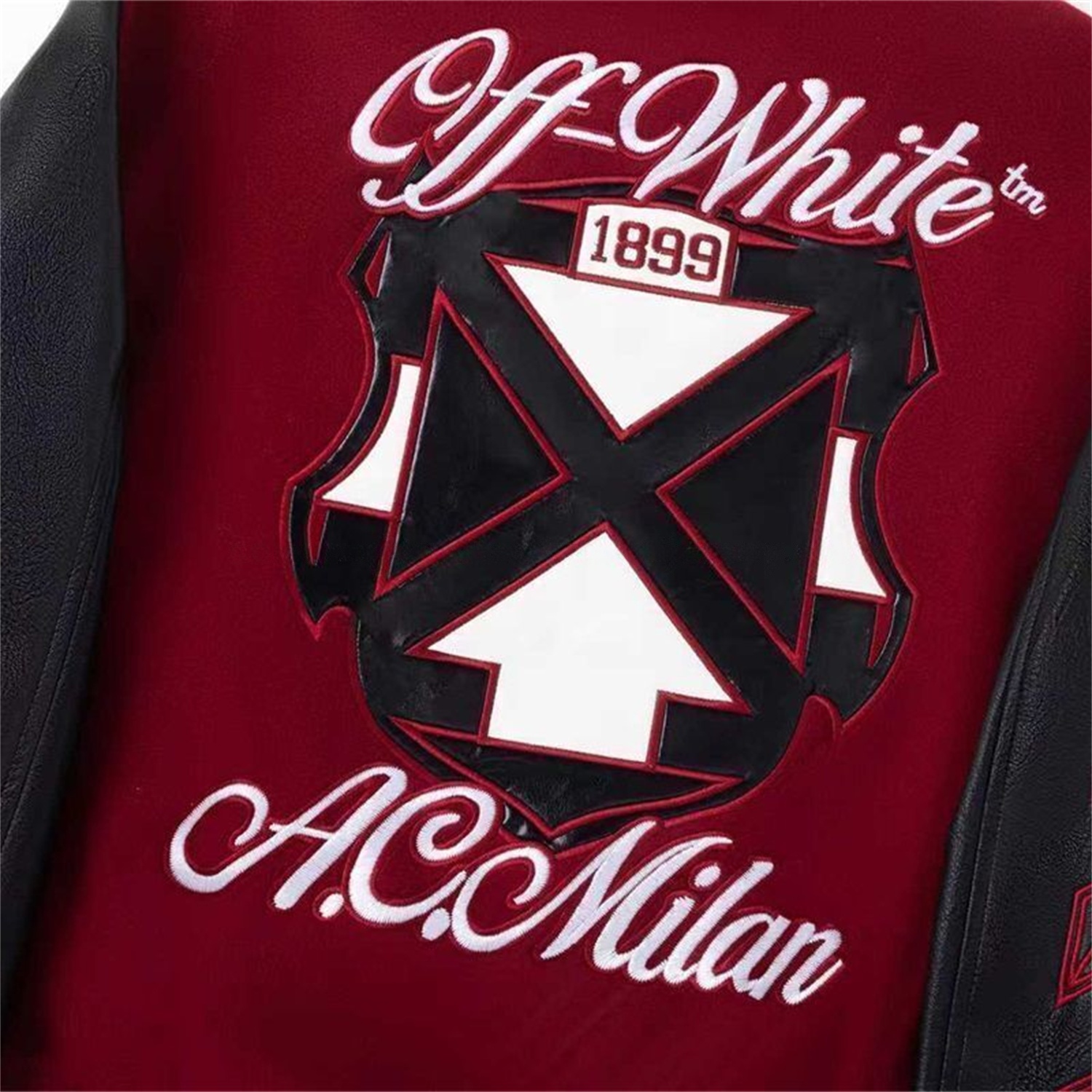 AC Milan 25-26 Off-White Warm Windbreaker Jacket - Wine Red And Black - UnitedFutballJersey