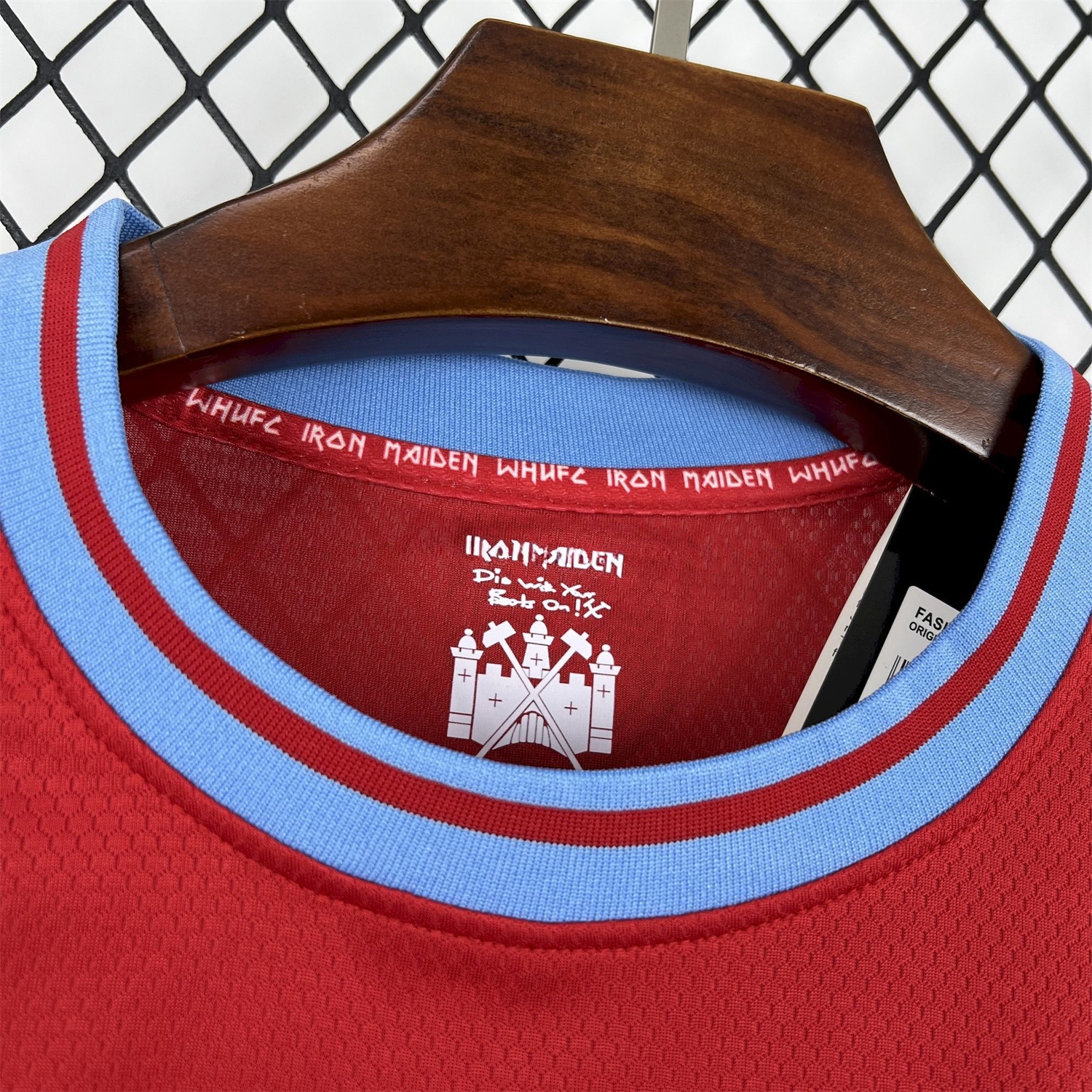 West Ham United 25-26 x Iron Maiden 50th Anniversary Jersey - Fans Version - UnitedFutballJersey