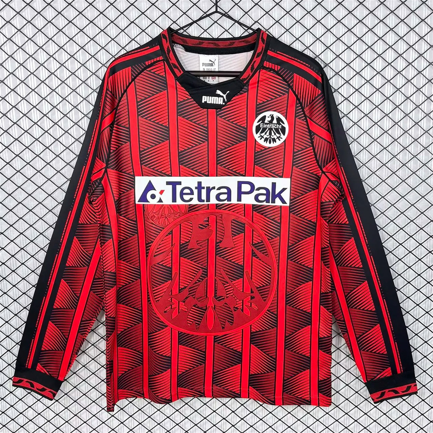 Retro Frankfurt 1995-96 Home Long Sleeves Jersey - UnitedFutballJersey