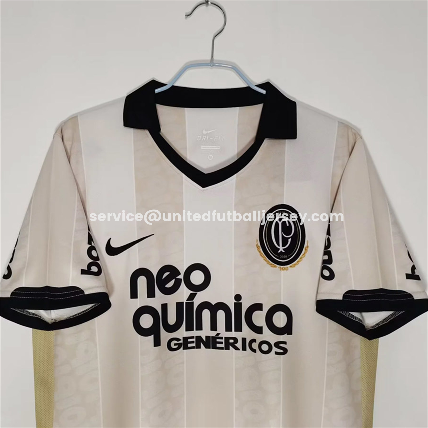 Retro Corinthians 2010 100th Anniversary Jersey - UnitedFutballJersey