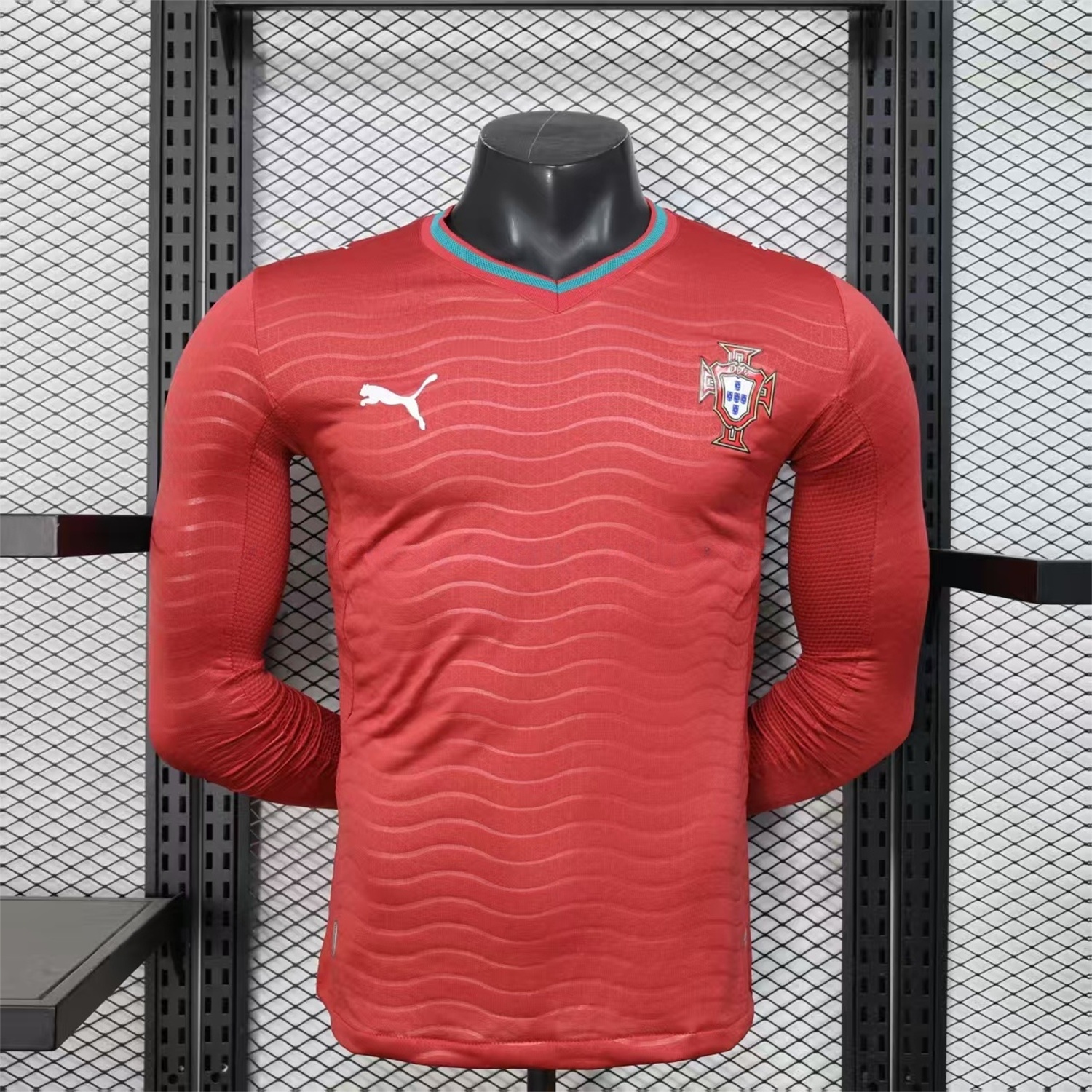 Portugal 2026 Home Long Sleeves Jersey - Player Version - UnitedFutballJersey