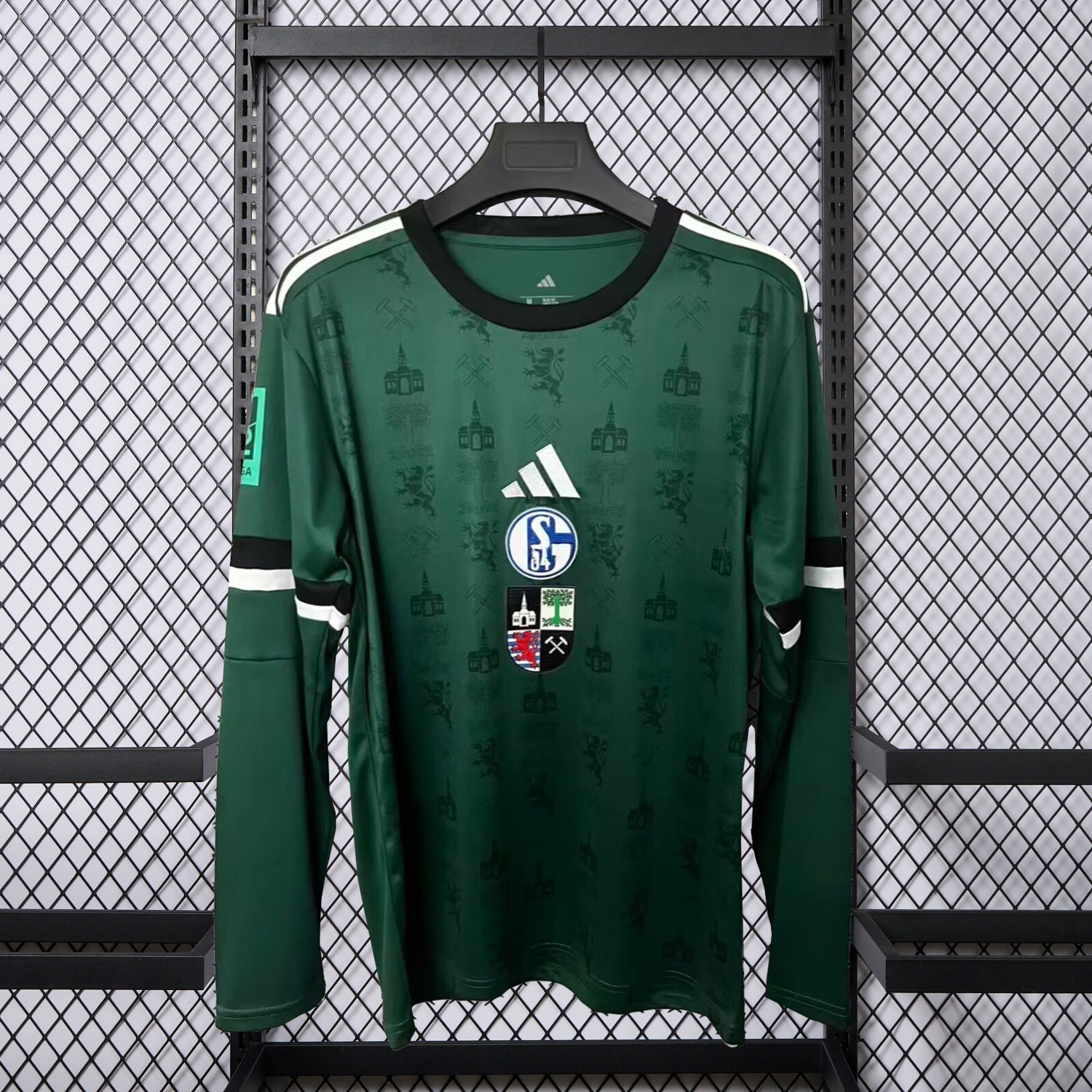 Schalke 04 25-26 150 Years of Gelsenkirchen Special Long Sleeves Jersey - Fans Version - UnitedFutballJersey
