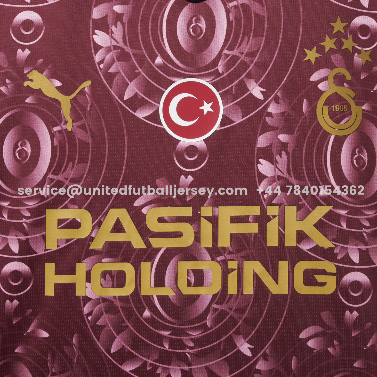 Galatasaray 25-26 Third Long Sleeves Jersey with Five Stars - Fans Version - UnitedFutballJersey