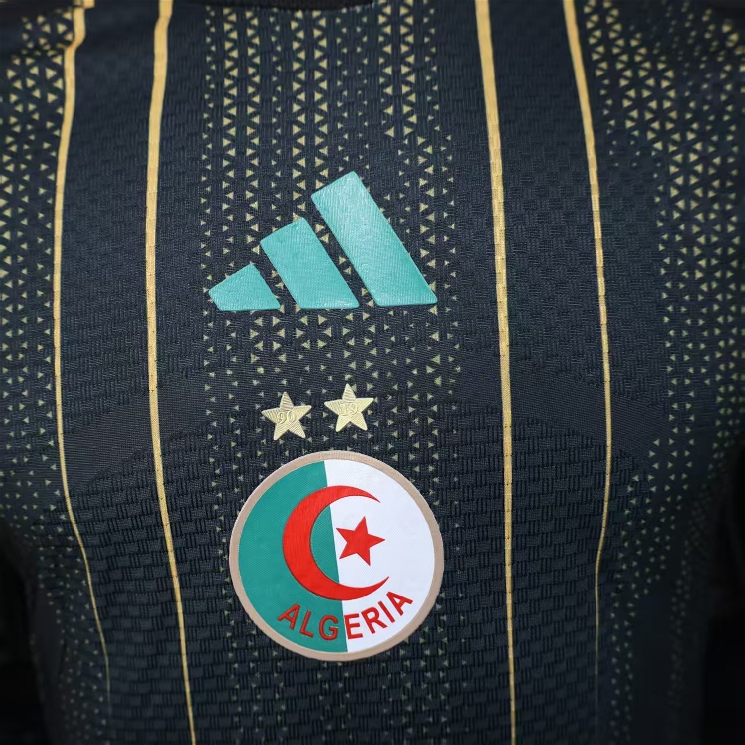Algeria 2026 Black And Gold Special Jersey - Player Version - UnitedFutballJersey