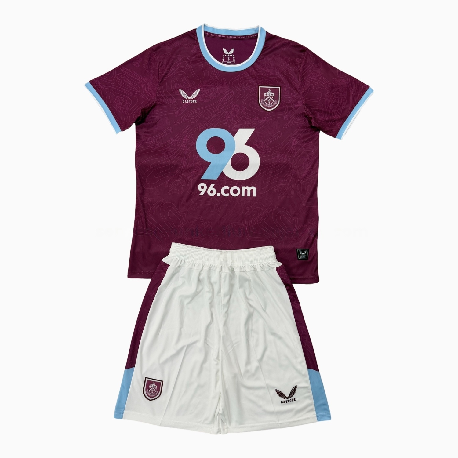 Burnley 25-26 Home Men's Adult Jersey Set - Fans Version - UnitedFutballJersey