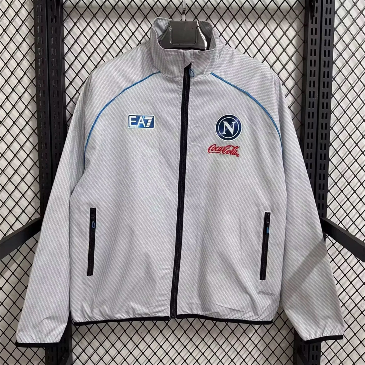 Napoli 25-26 Windbreaker Jacket - Gray - UnitedFutballJersey