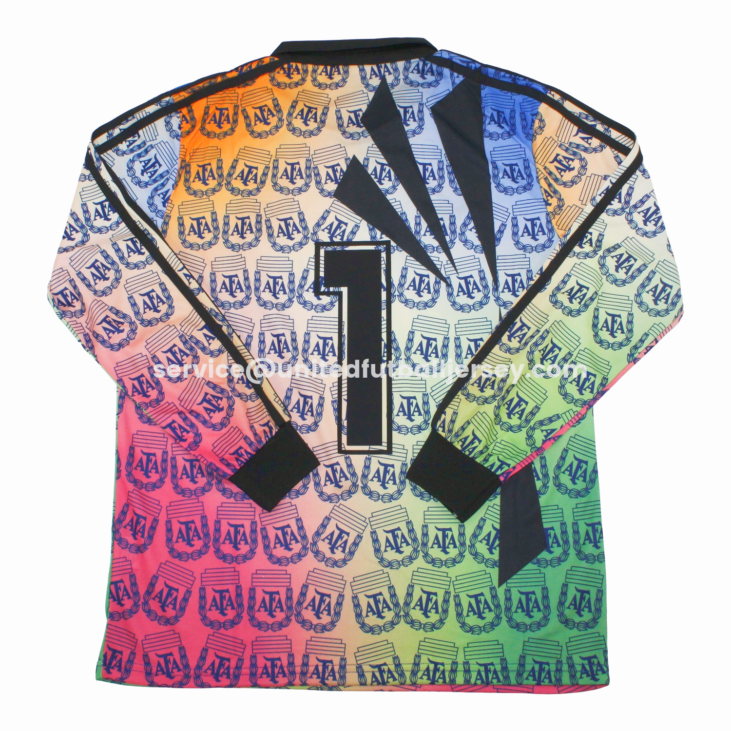 Retro Argentina 1994 Multicolor Goalkeeper Long Sleeves Jersey - UnitedFutballJersey