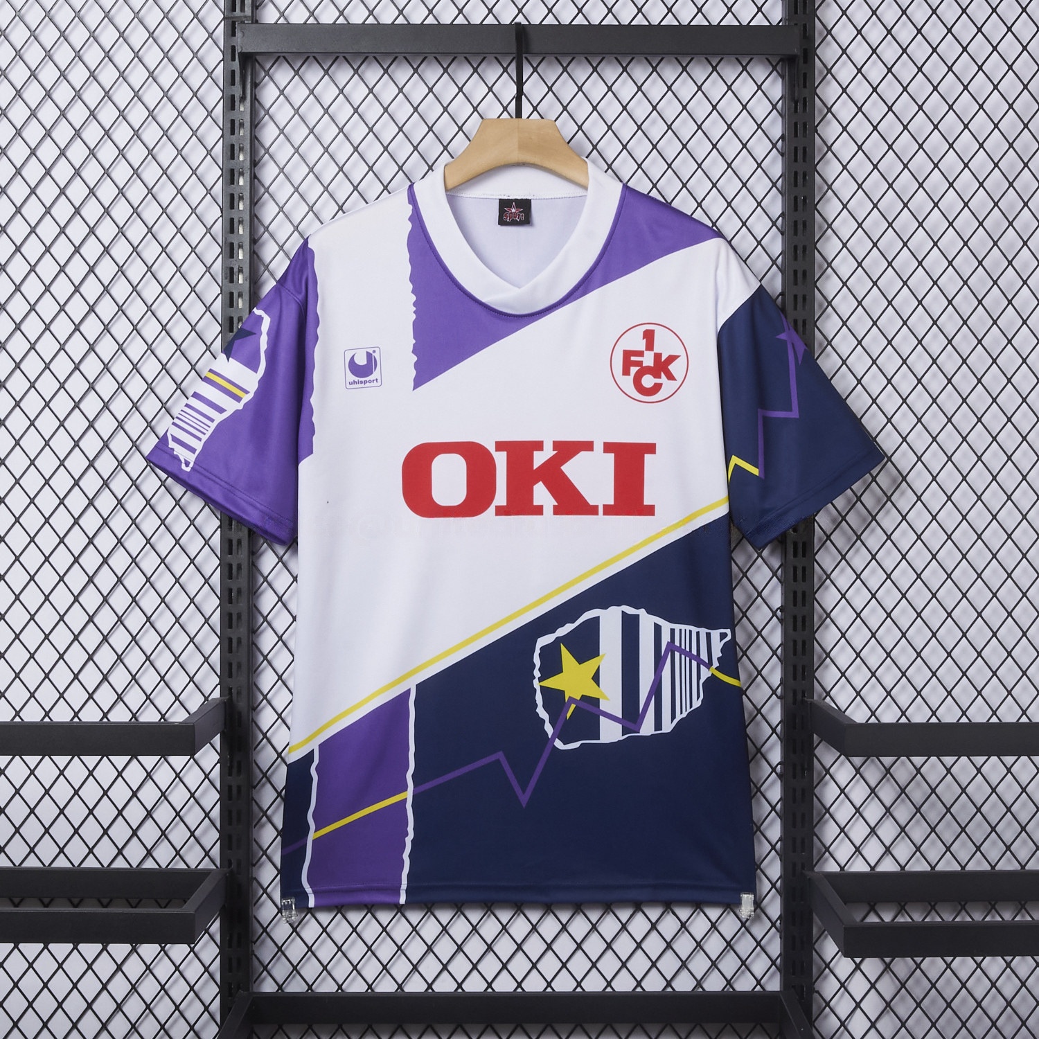 Retro Kaiserslautern 1991-92 Away Jersey - Fans Version - UnitedFutballJersey