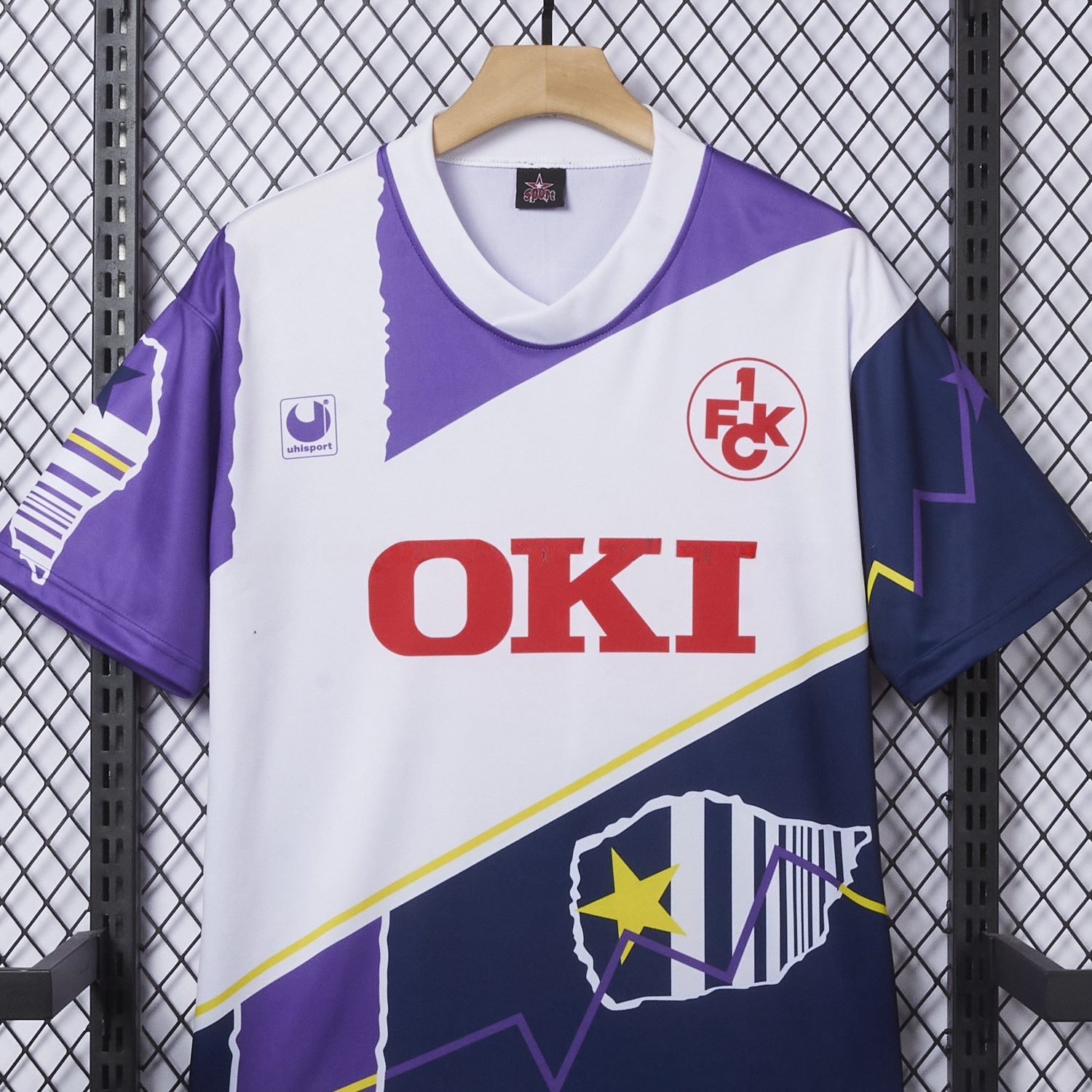 Retro Kaiserslautern 1991-92 Away Jersey - Fans Version - UnitedFutballJersey