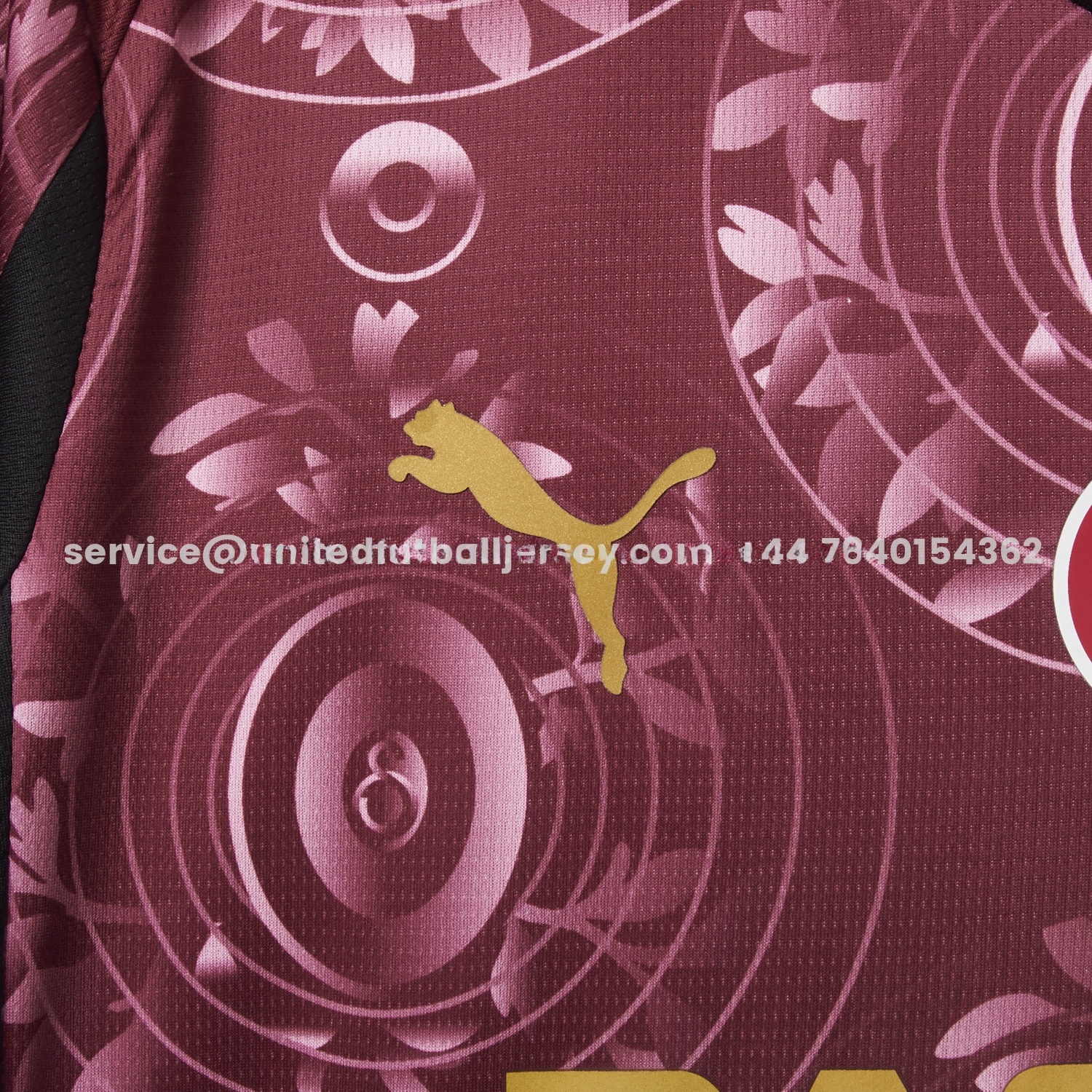 Galatasaray 25-26 Third Long Sleeves Jersey with Five Stars - Fans Version - UnitedFutballJersey