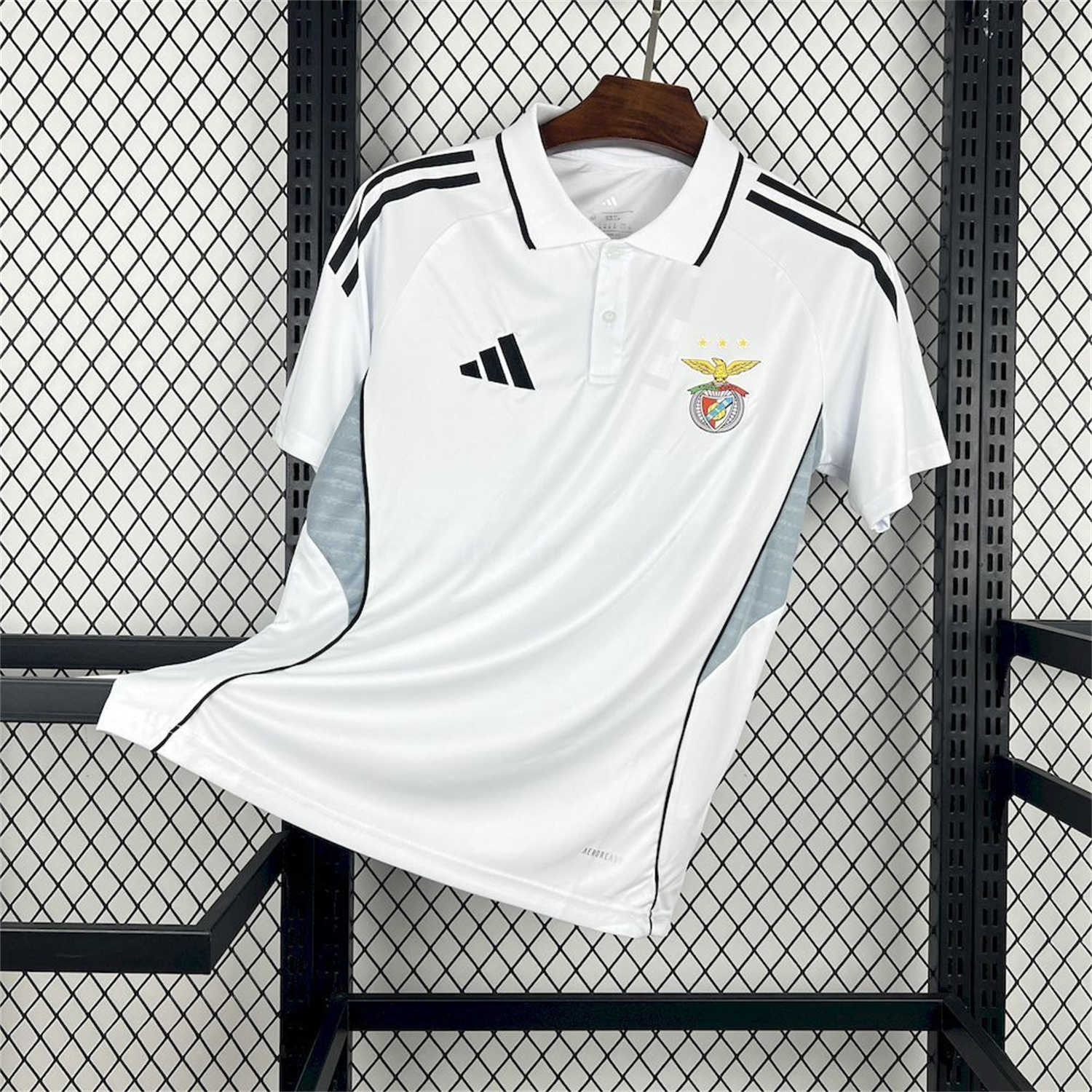 Benfica 25-26 White Polo Jersey - Fans Version - UnitedFutballJersey