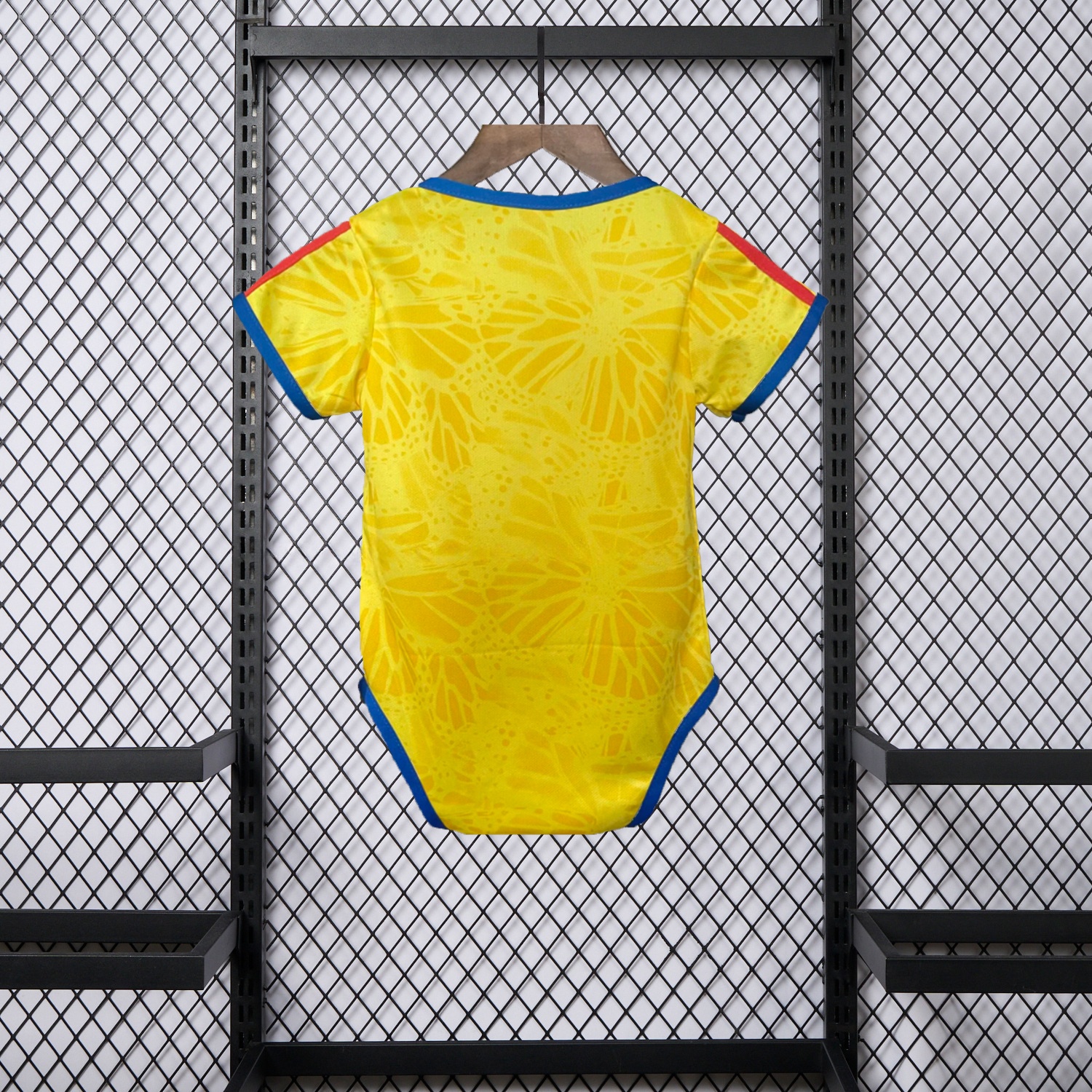 Colombia 2026 Home Baby Crawling Suit - UnitedFutballJersey