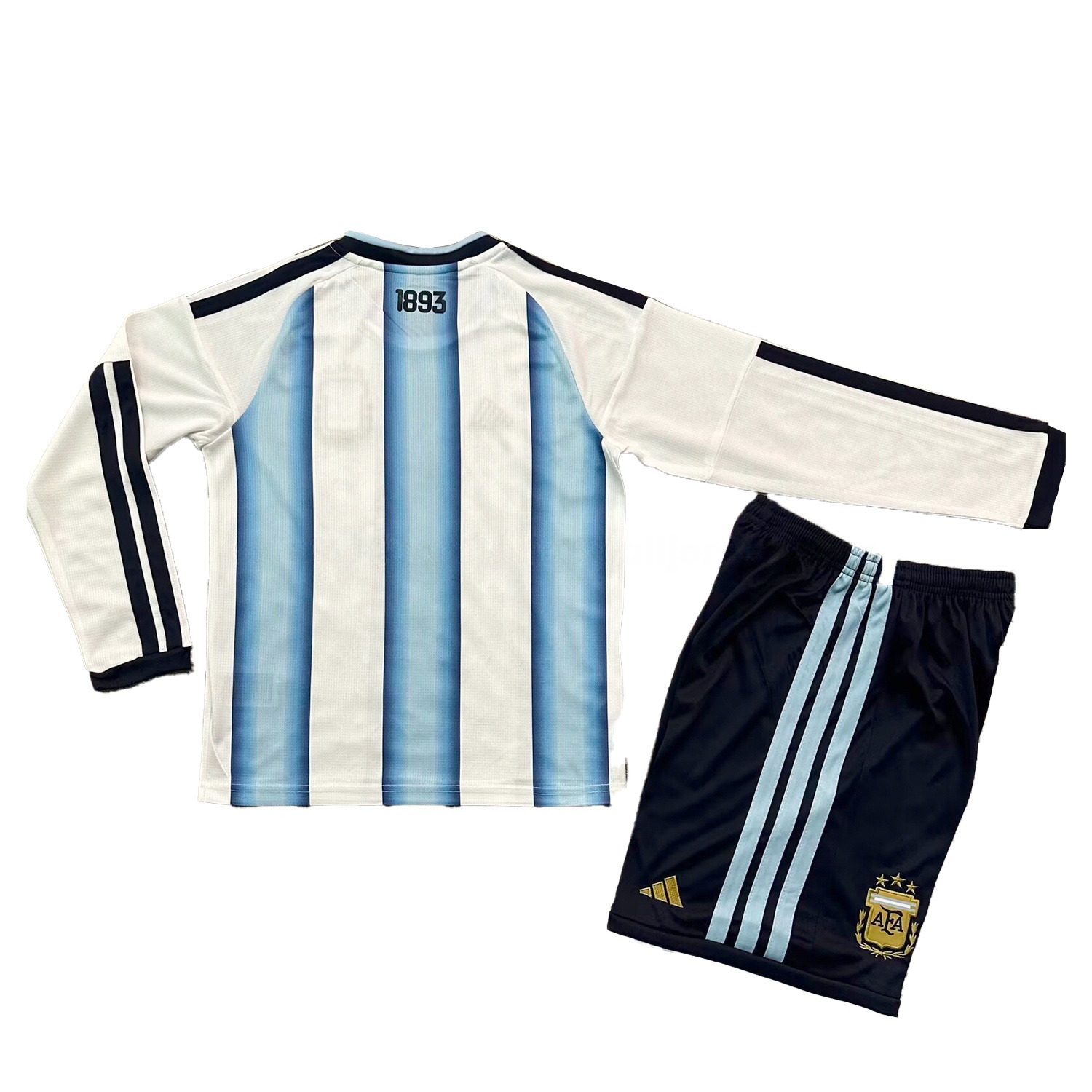 Argentina 2026 Home Long Sleeves Kids Kit - UnitedFutballJersey