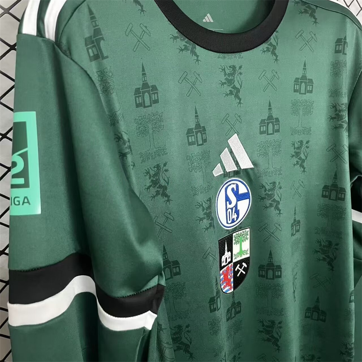 Schalke 04 25-26 150 Years of Gelsenkirchen Special Long Sleeves Jersey - Fans Version - UnitedFutballJersey