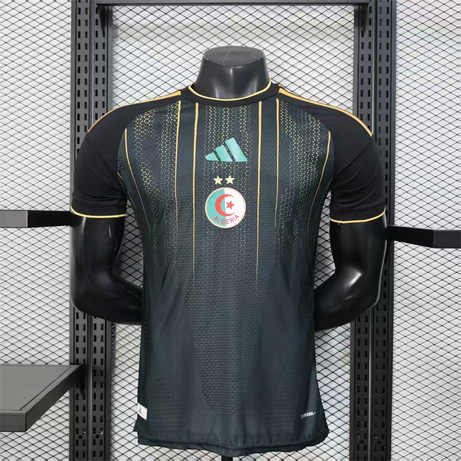 Algeria 2026 Black And Gold Special Jersey - Player Version - UnitedFutballJersey