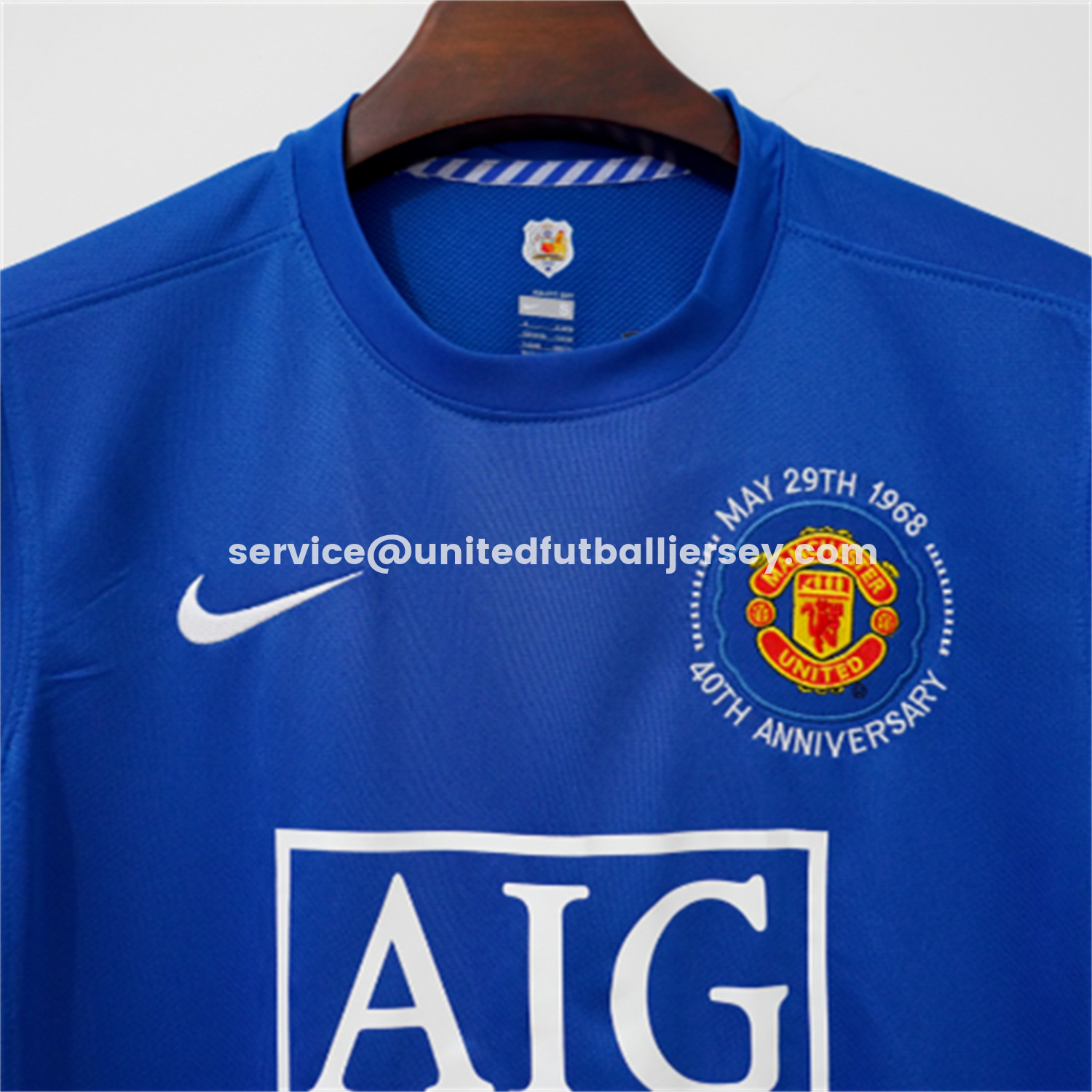 Retro Manchester United 08-09 Third 40th Anniversary Long Sleeve Jersey - UnitedFutballJersey