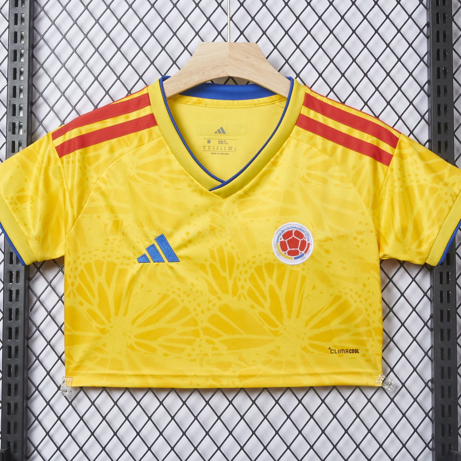 Women's Colombia 2026 Home Cropped Jersey - UnitedFutballJersey