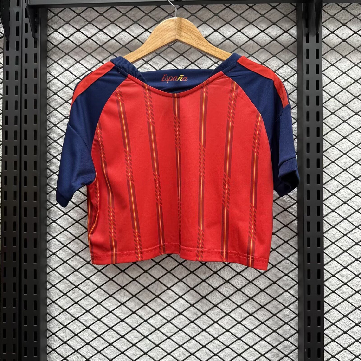 Women's Spain 2026 Home Cropped Jersey - UnitedFutballJersey