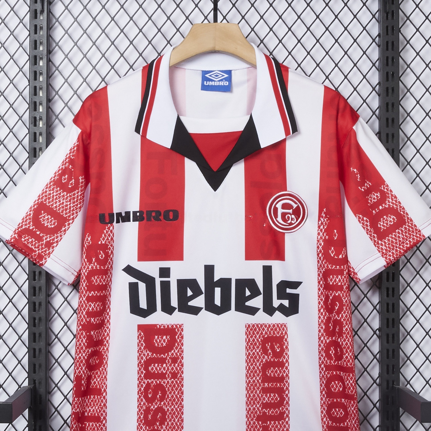 Retro Fortuna Düsseldorf 1996-98 Home Jersey - UnitedFutballJersey
